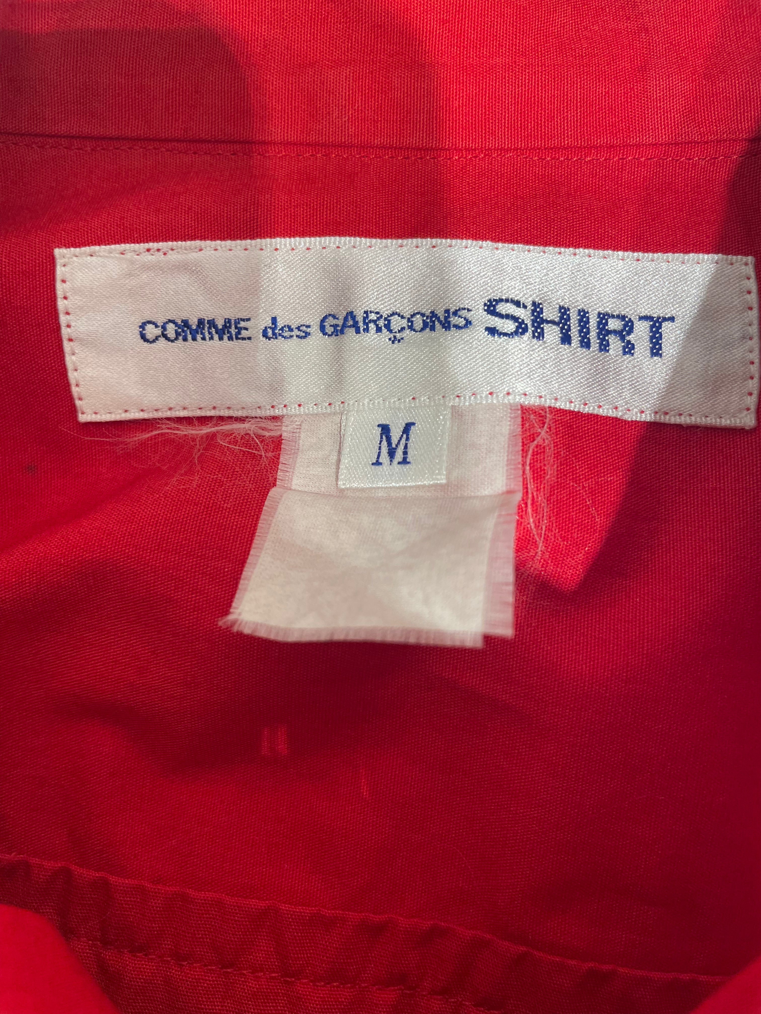 COMME des GARCONS SHIRT/3|4S Shirt/M/Cotton/RED/ view 3