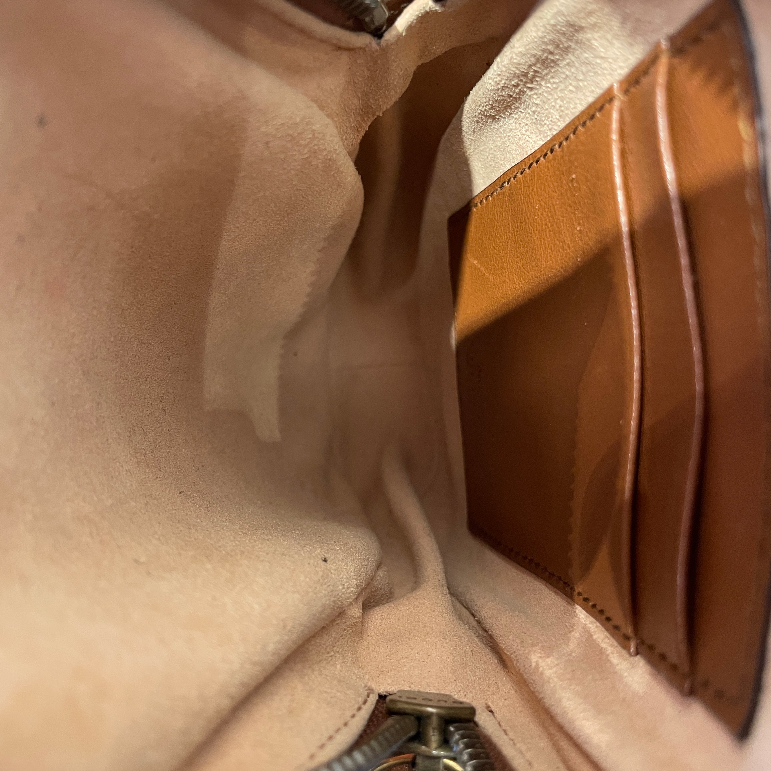 GUCCI/Cross Body Bag/Leather/BRW/DOUBLE G MARMONT MINI VERTICAL view 4