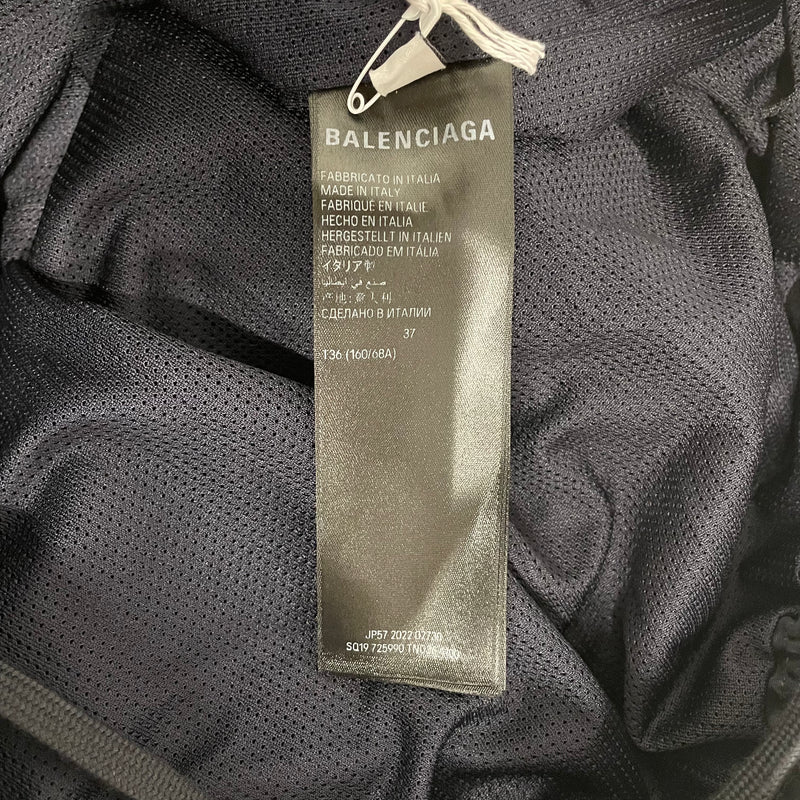 BALENCIAGA/adidas/Bottoms/37/Stripe/Nylon/BLK/HEEL TRACK JP57 2022 02730