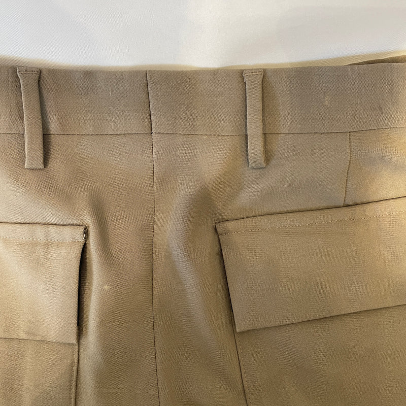 Rick Owens/Straight Pants/8/Wool/GRY/trouser