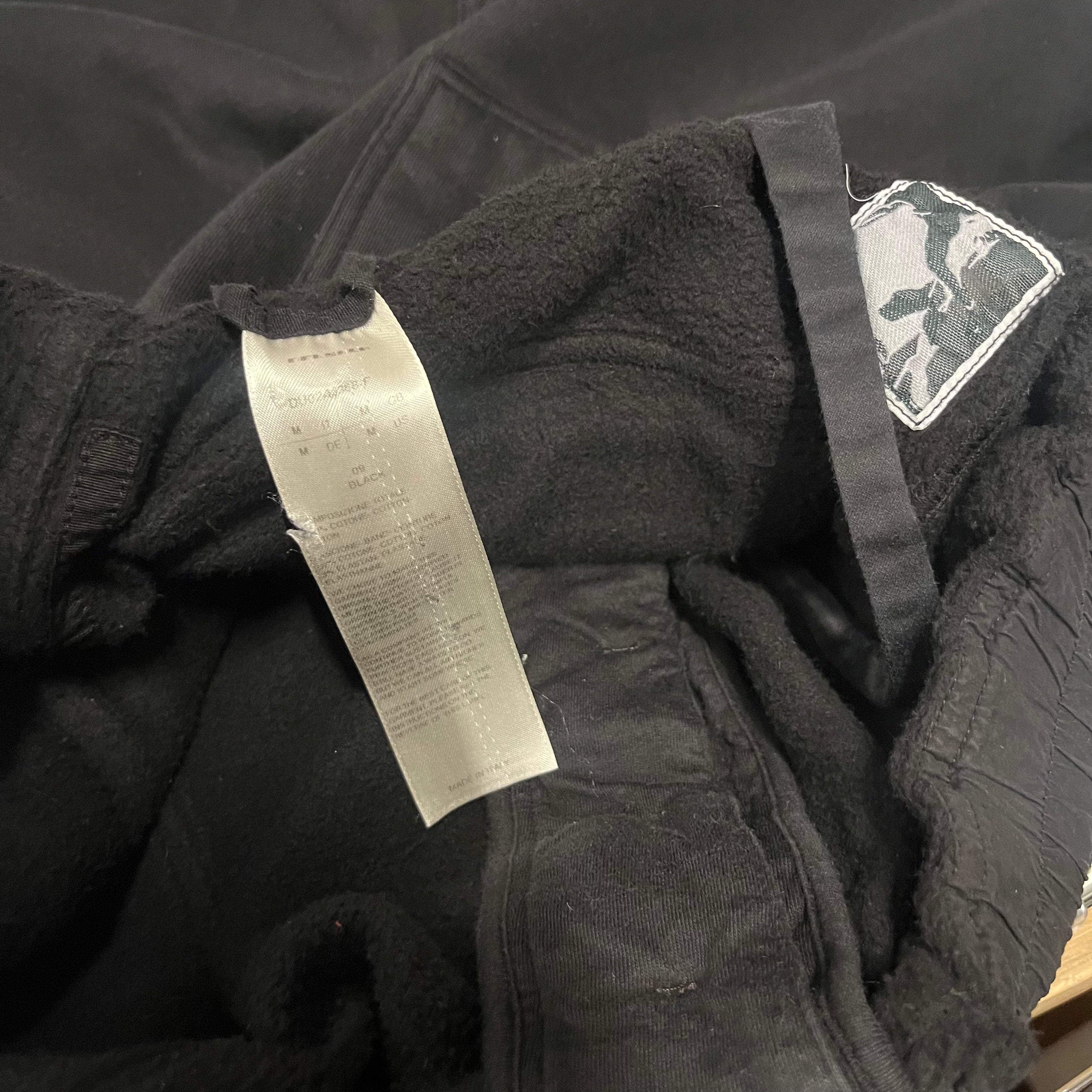 RICK OWENS DRKSHDW/Shorts/M/Cotton/BLK/Button Fly/BELA SWEAT SHORTS view 3