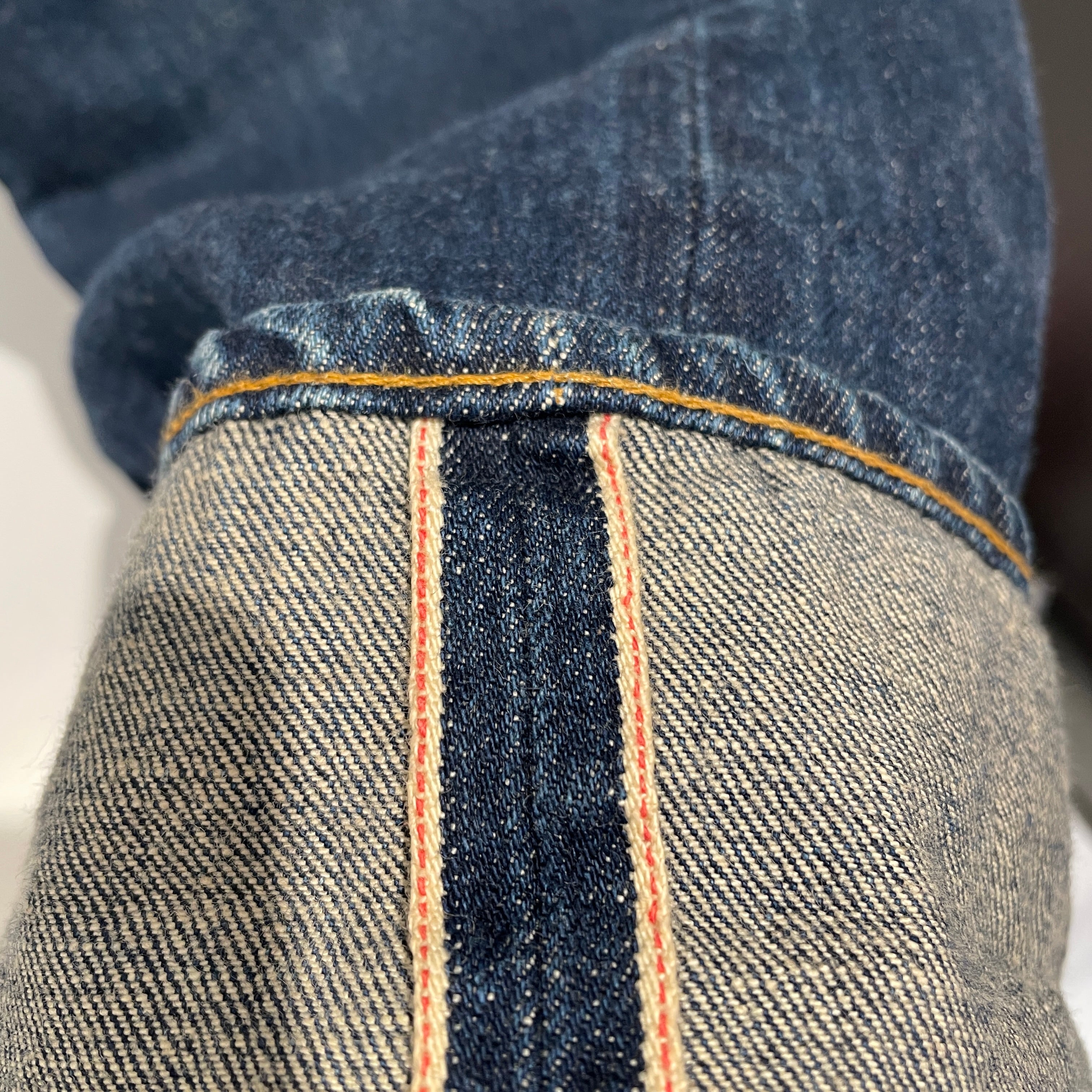 Levi's/Vintage/Straight Pants/33/Denim/NVY/Button Fly/2006 501 33x34 Selvedge view 3