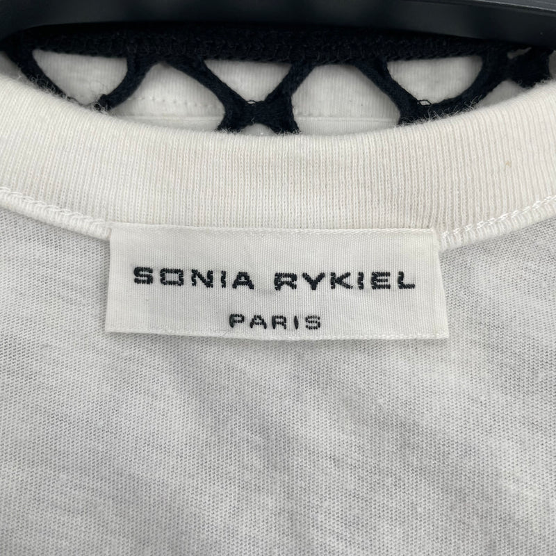 SONIA RYKIEL/Camisole/Cotton/WHT/Mesh, Layered top
