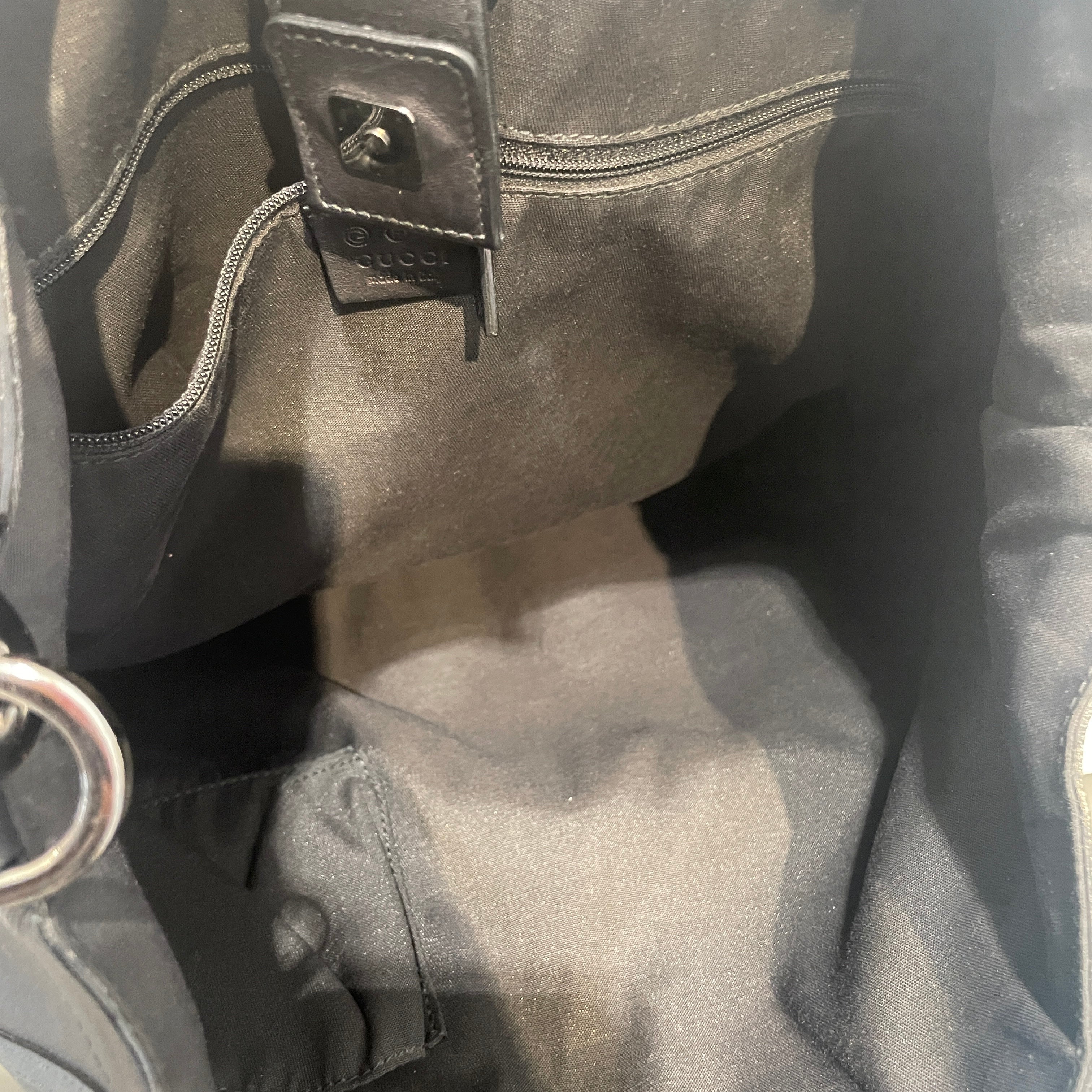 GUCCI/Tote Bag/Leather/BLK/Medium Abbey Convertible Tote view 4