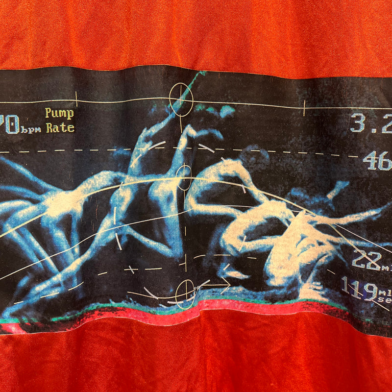 Jean Paul Gaultier/LS T-Shirt/L/Polyester/ORN/All Over Print/JPG SPORTS GRAPHIC