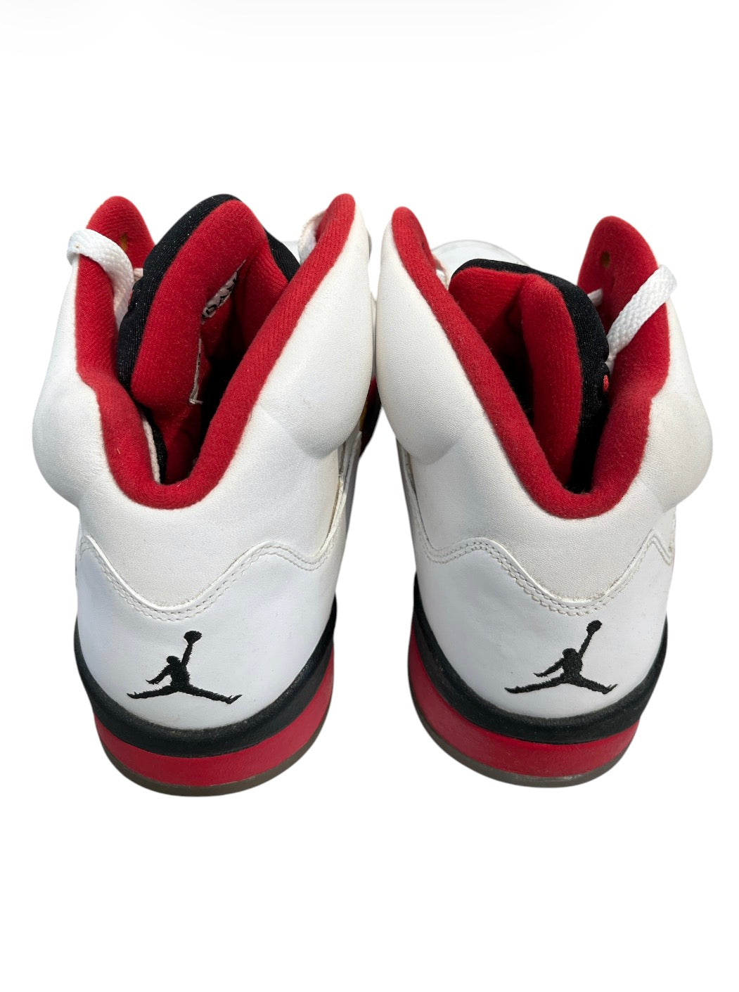 JORDAN BRAND/Hi-Sneakers/US 9/WHT/jordan 5 fire reds view 2