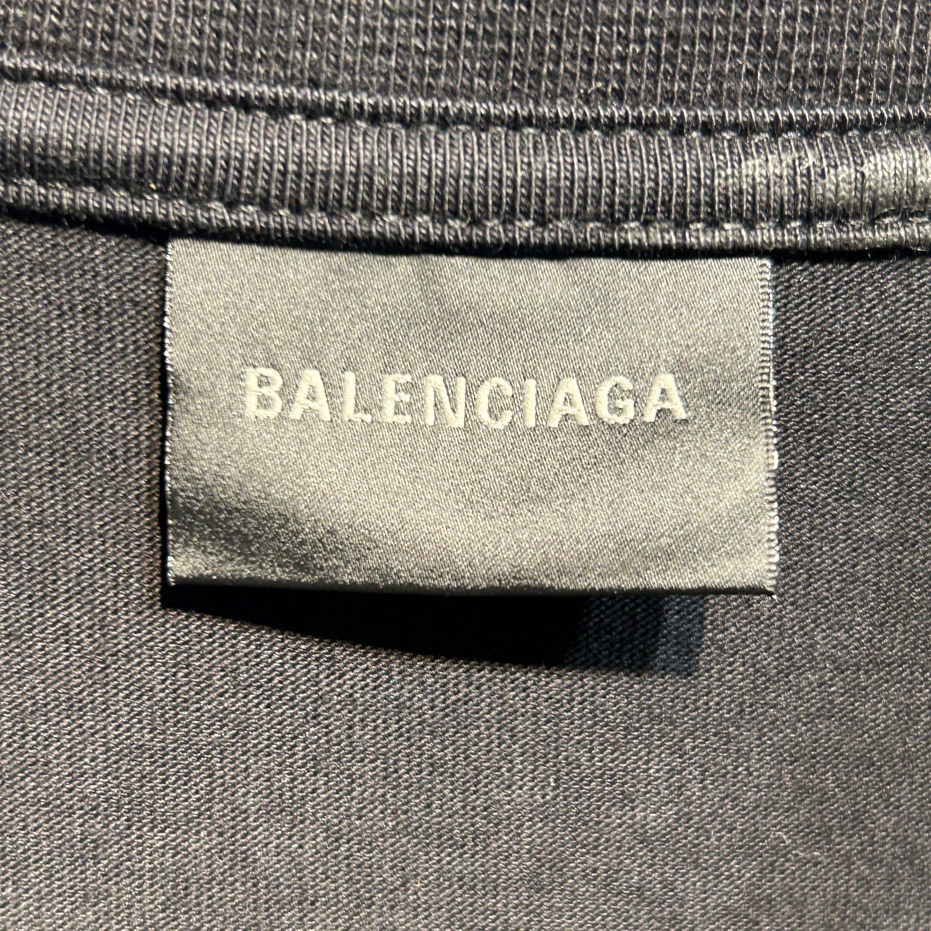 BALENCIAGA/T-Shirt/M/Cotton/BLK/ view 3