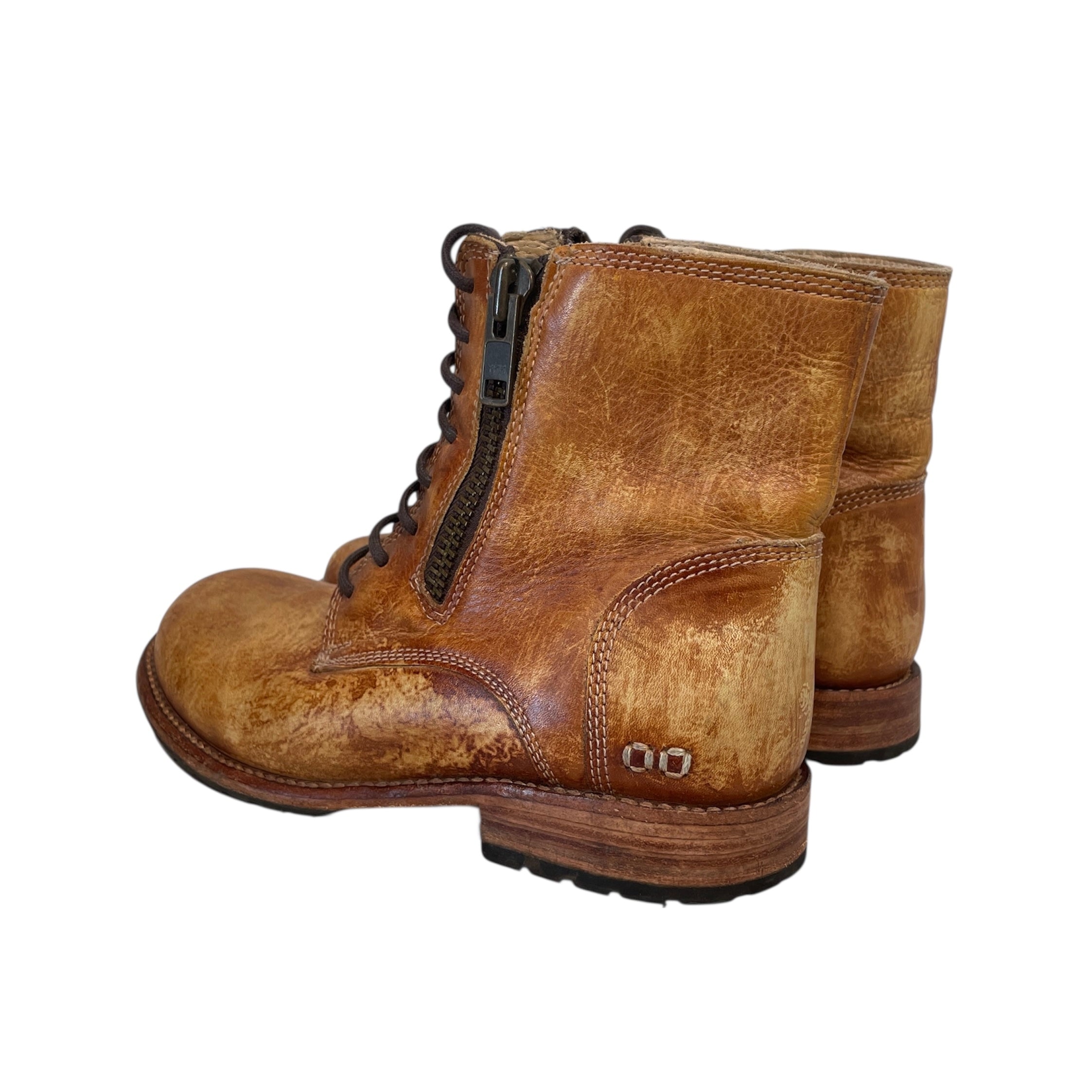 BED STU/Lace Up Boots/US 8/Leather/BRW/8 Hole/Tactic Trek Combat-Style Boot view 2