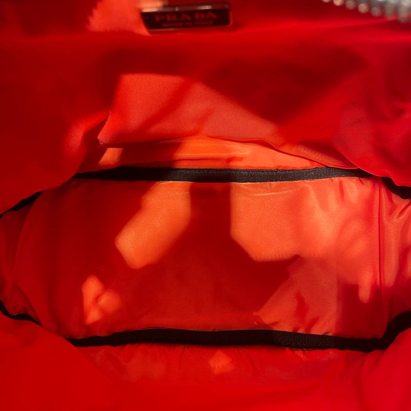 PRADA/Tote Bag/Nylon/GRN/TESSUTO PUFFY TOP HANDLE