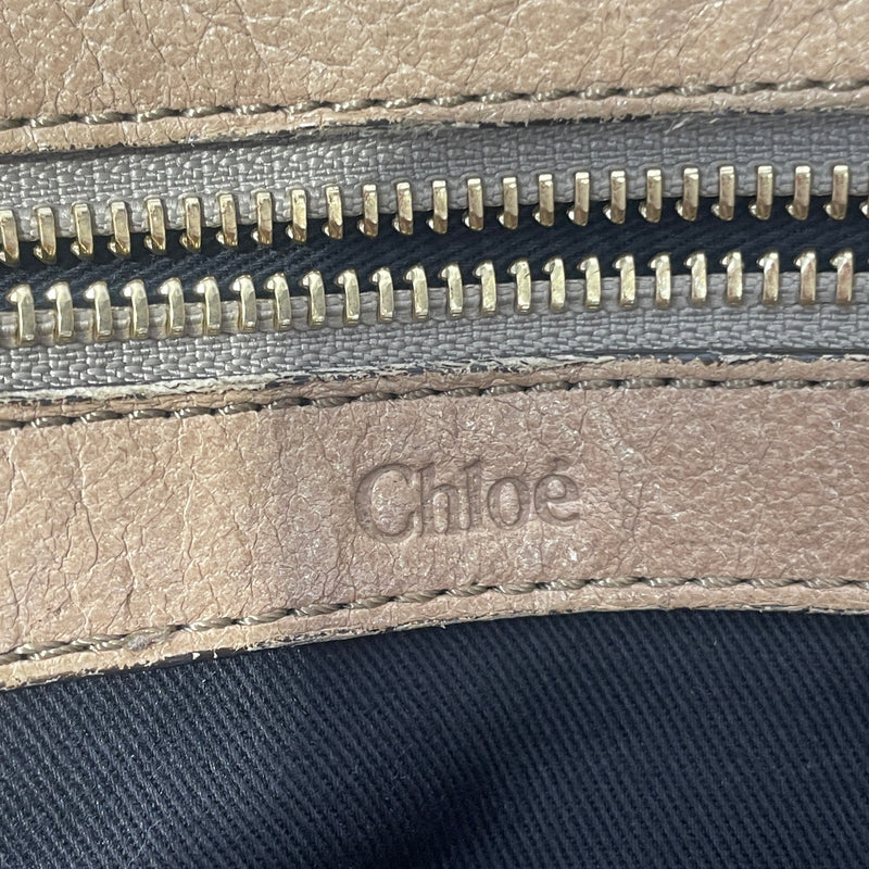 Chloe/Tote Bag/Leather/BEG/