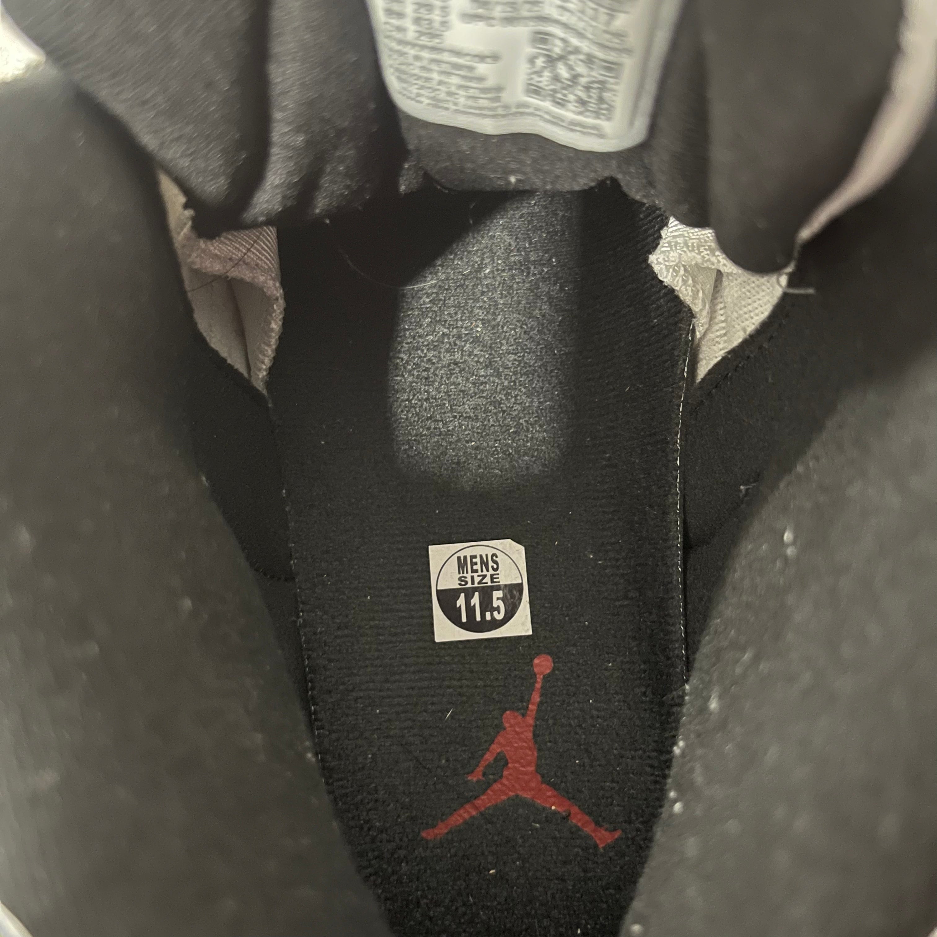 NIKE/Hi-Sneakers/US 11.5/Leather/WHT/aj12 taxi view 4