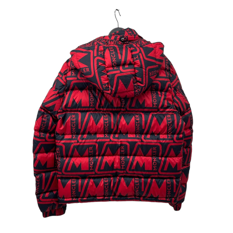 MONCLER/Coat/3/Nylon/RED/All Over Print/nvy/red all over print