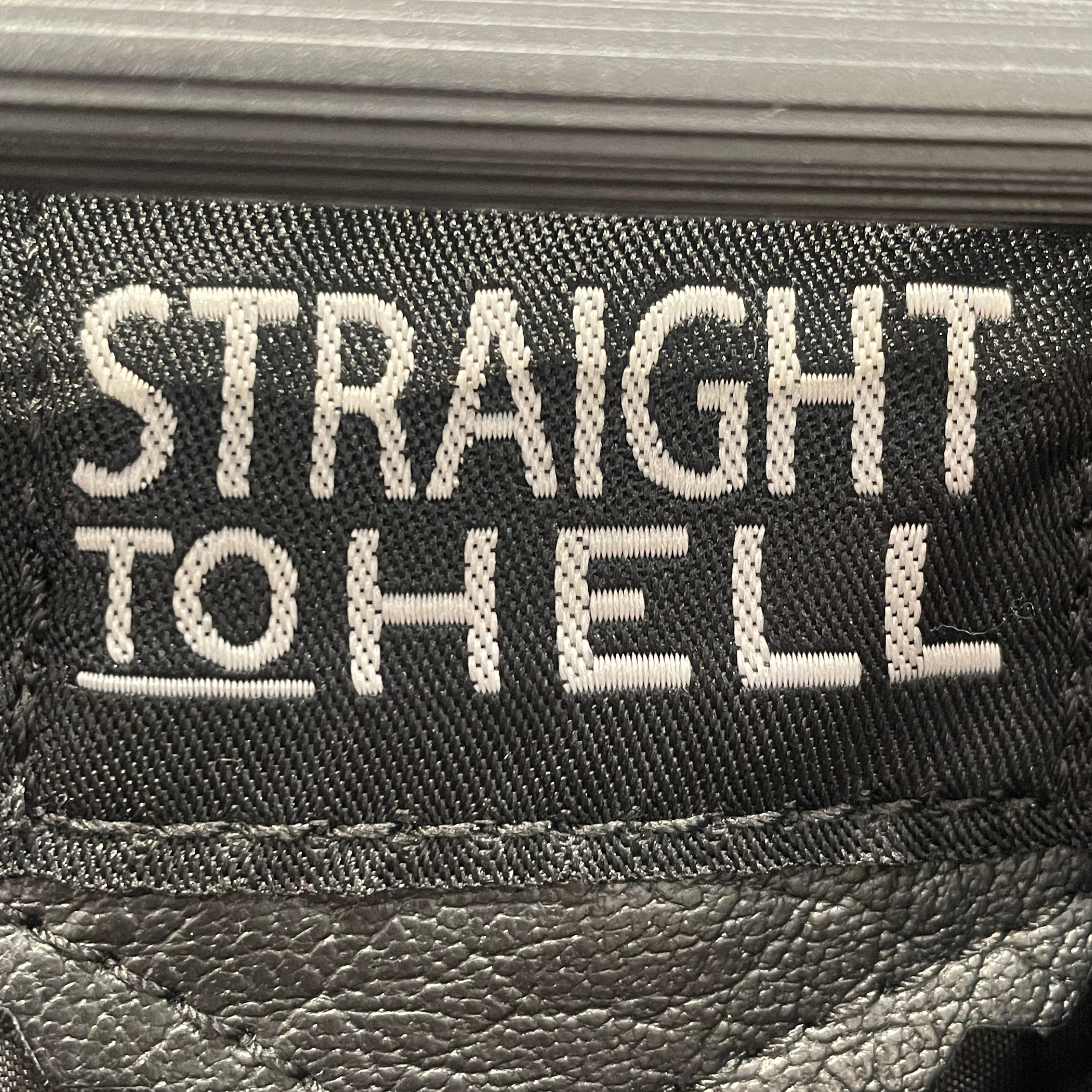 STRAIGHT TO HELL/Leather Jkt/38/Leather/BLK/ view 4