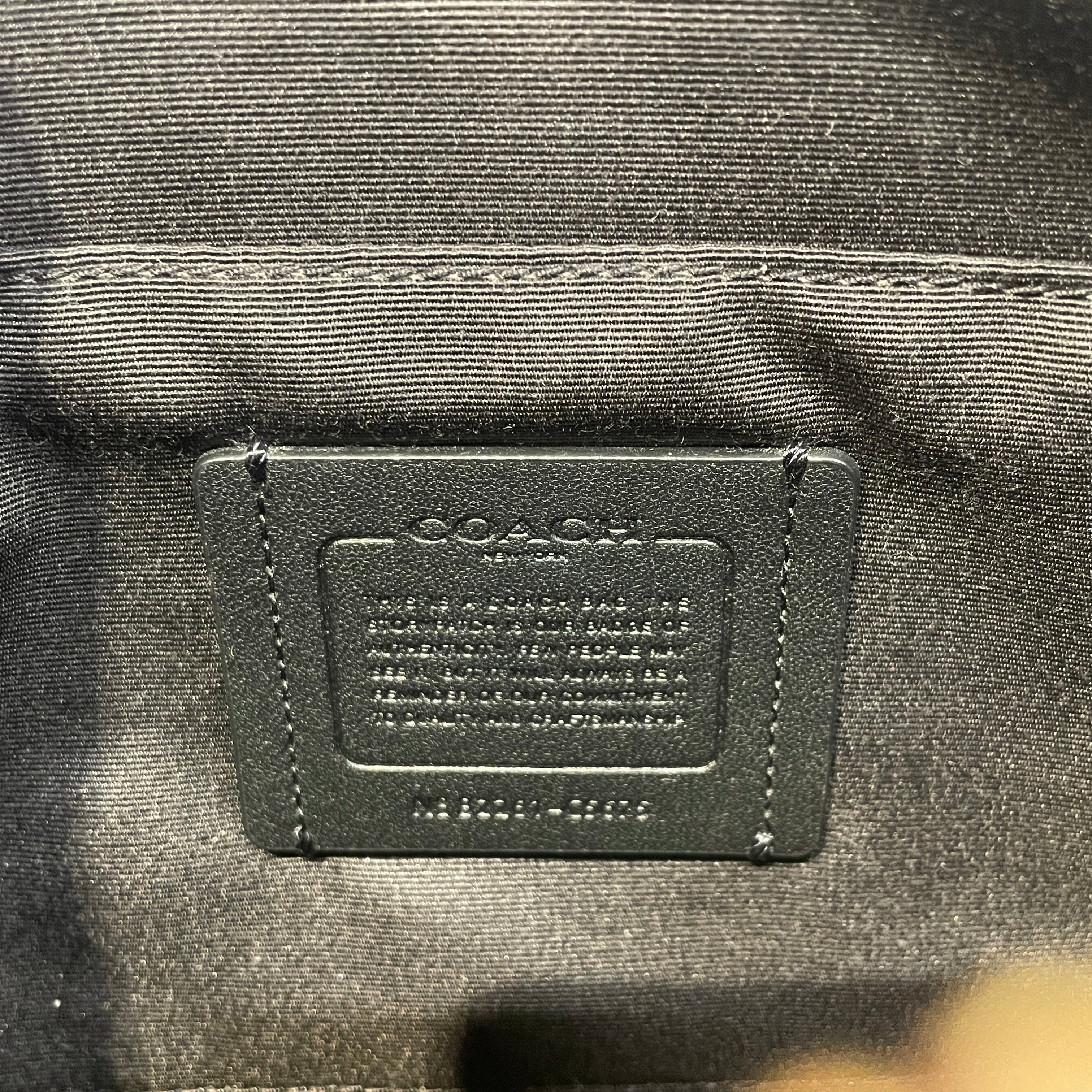 COACH/Cross Body Bag/Monogram/Leather/BRW/ view 5