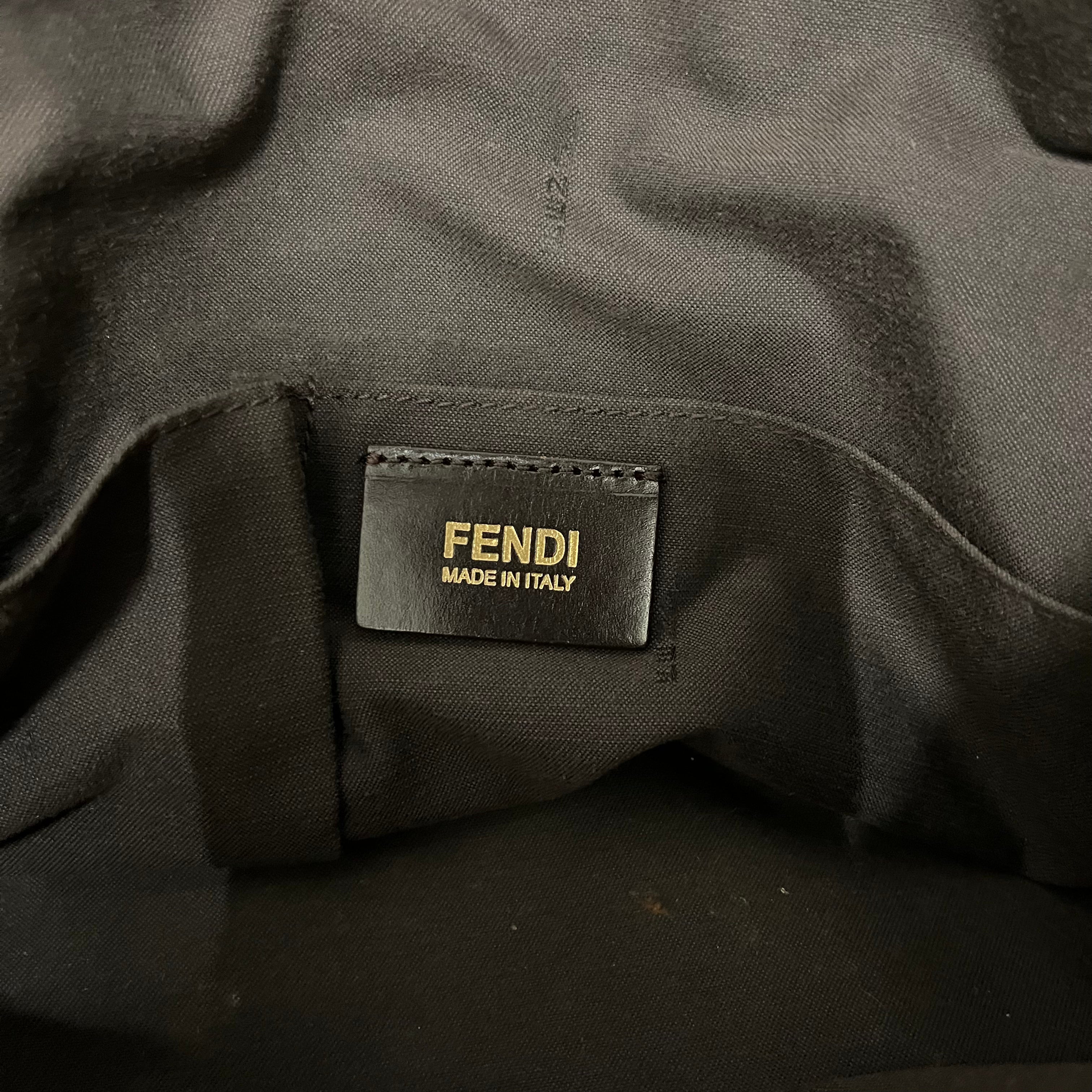 FENDI/Hand Bag/Monogram/Cotton/BRW/zucca chef 128-2564 view 6