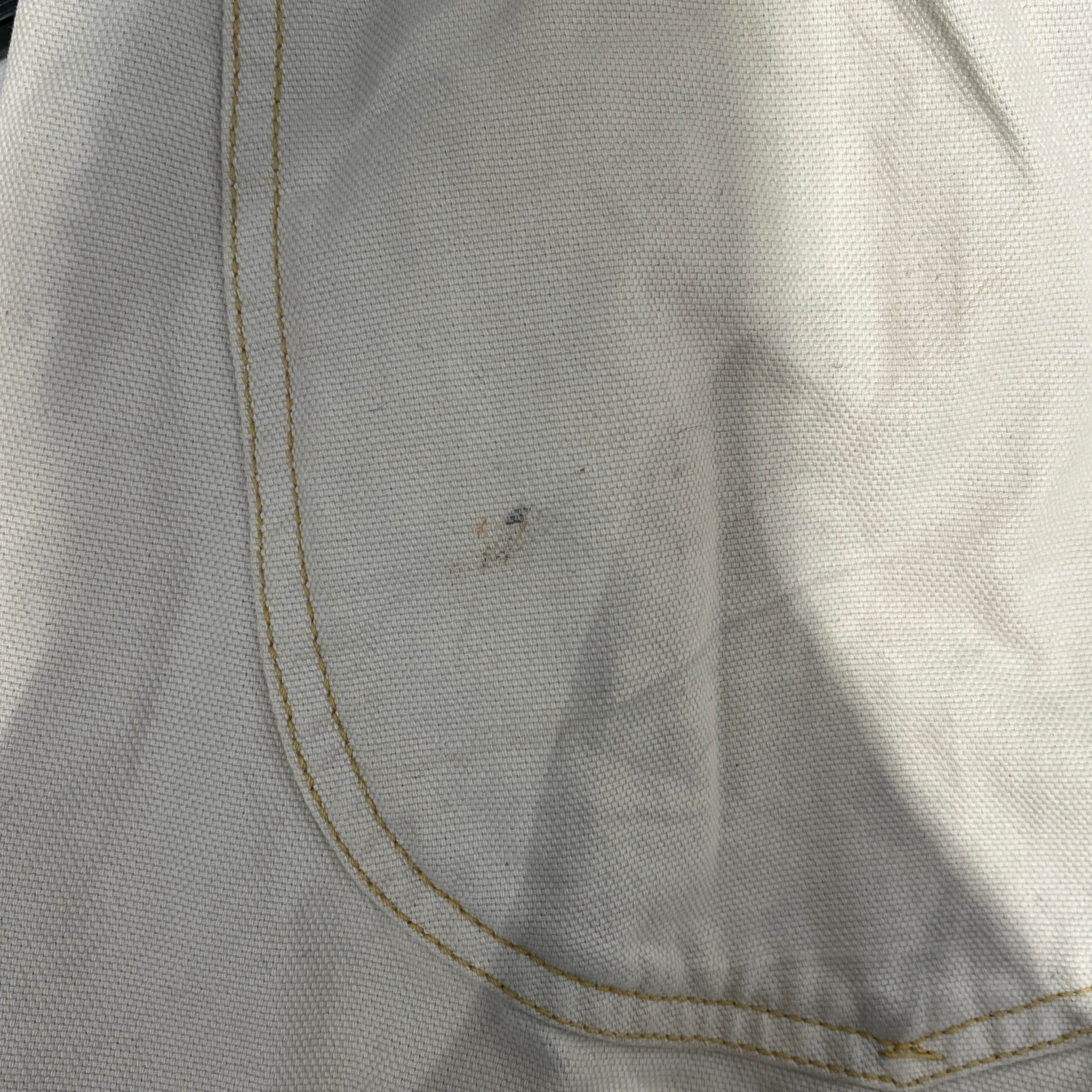 KAPITAL/Skinny Pants/30/Cotton/CRM/marchant tailors back strap view 6