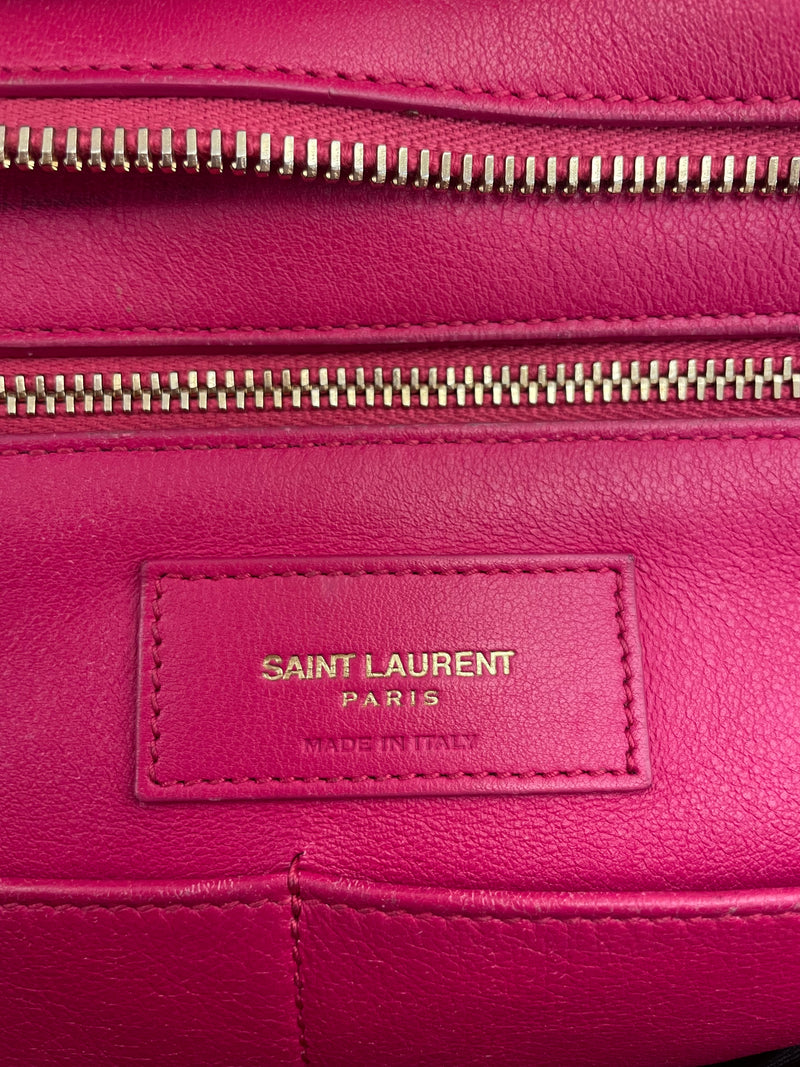 SAINT LAURENT/Hand Bag[PO]/PNK/Leather/394458