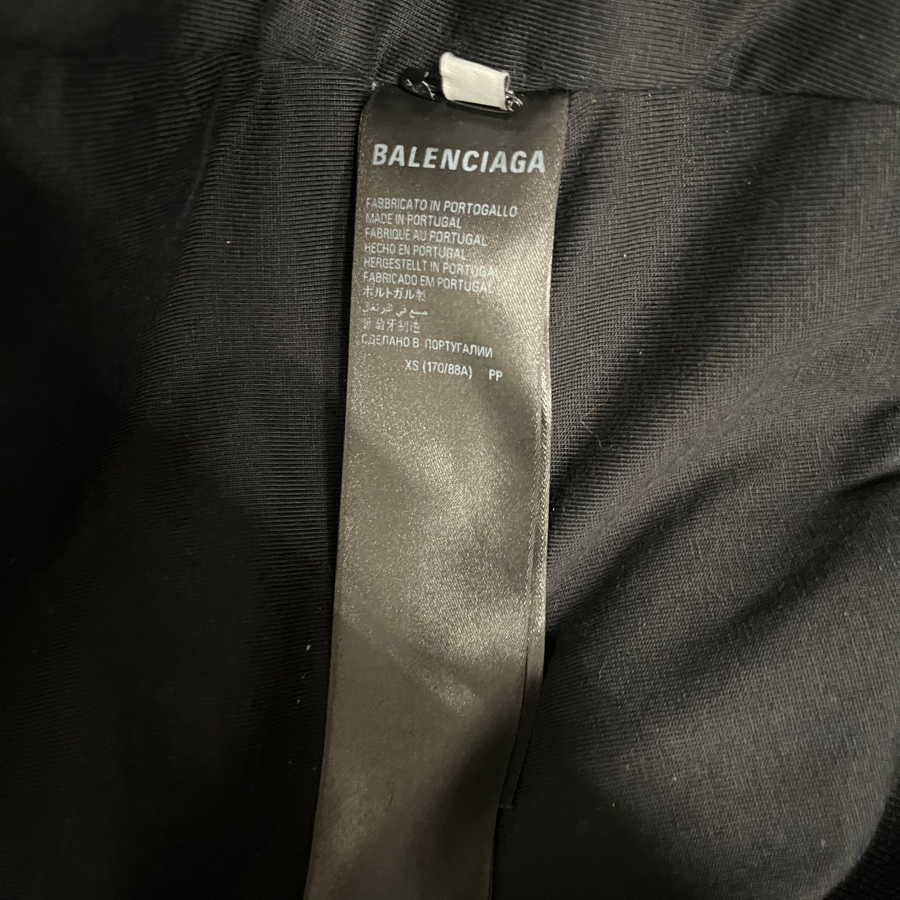 BALENCIAGA/Hoodie/XS/Cotton/BLK/gaffer view 4