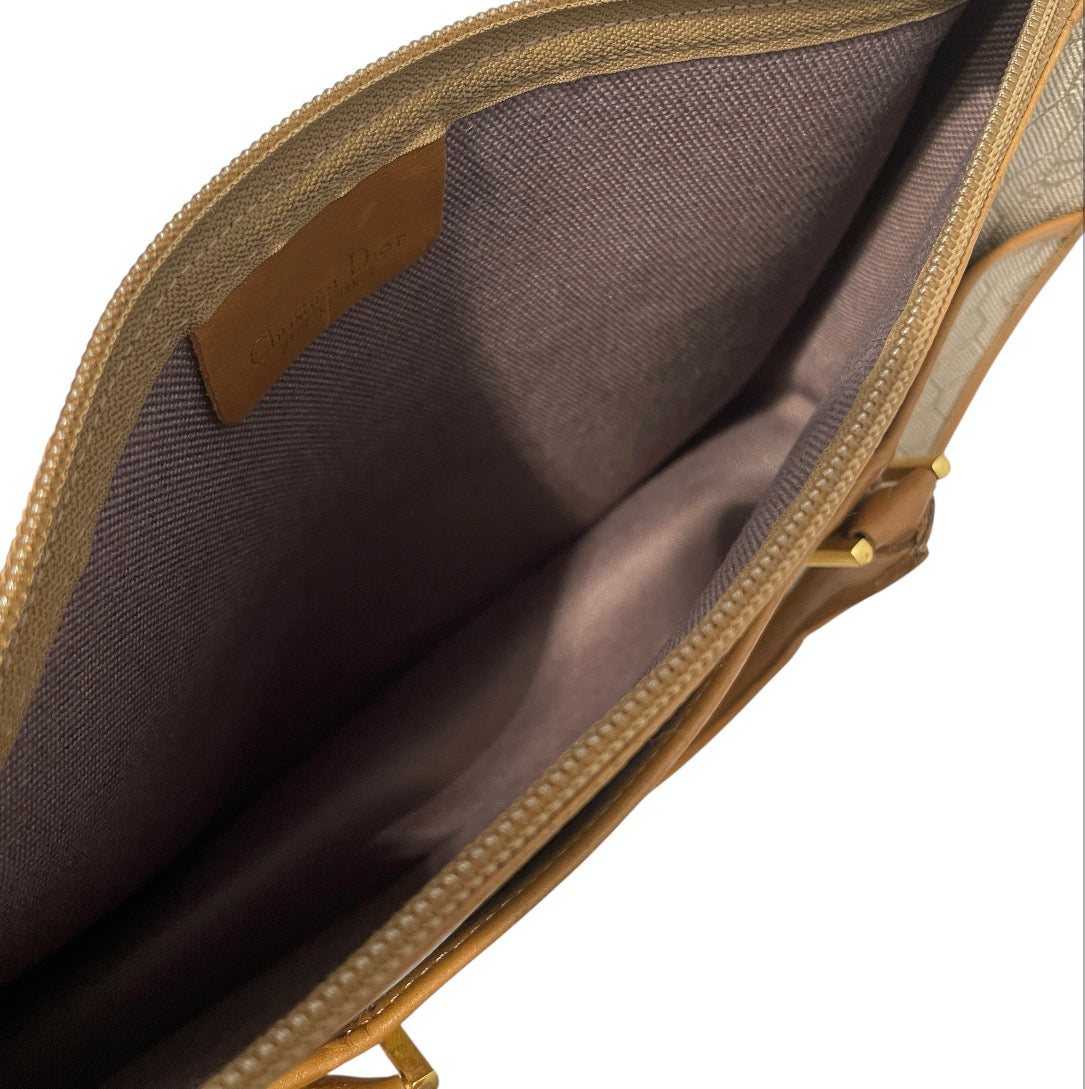 Christian Dior/Hand Bag/Monogram/Cotton/BEG/ view 4