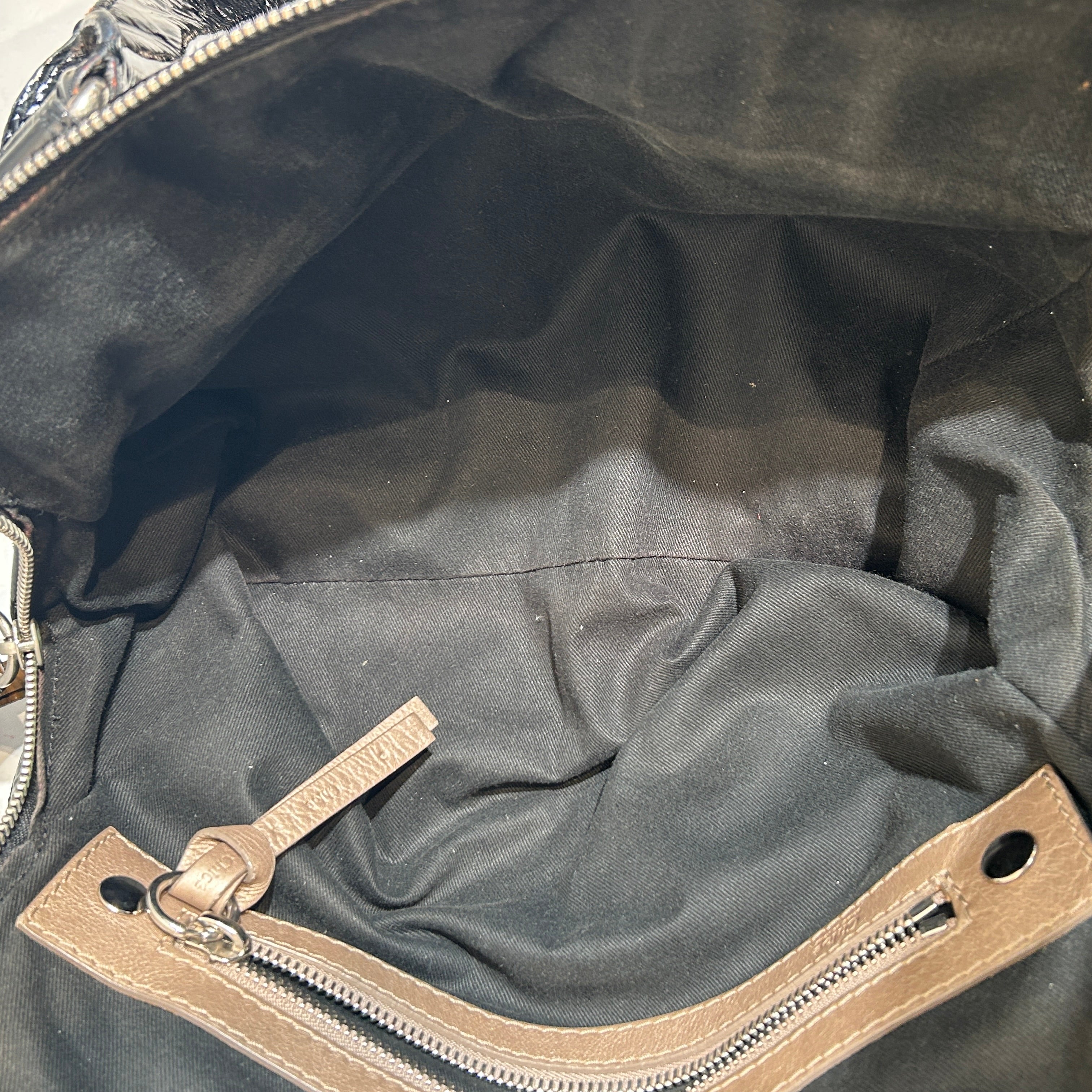 Chloe/Bag/Leather/GRY/Bay Satchel view 3