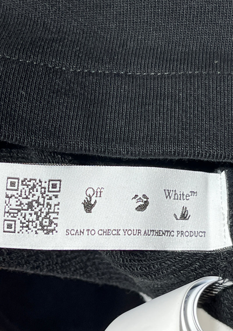 OFF-WHITE/Hoodie/XS/Cotton/BLK/new with tag