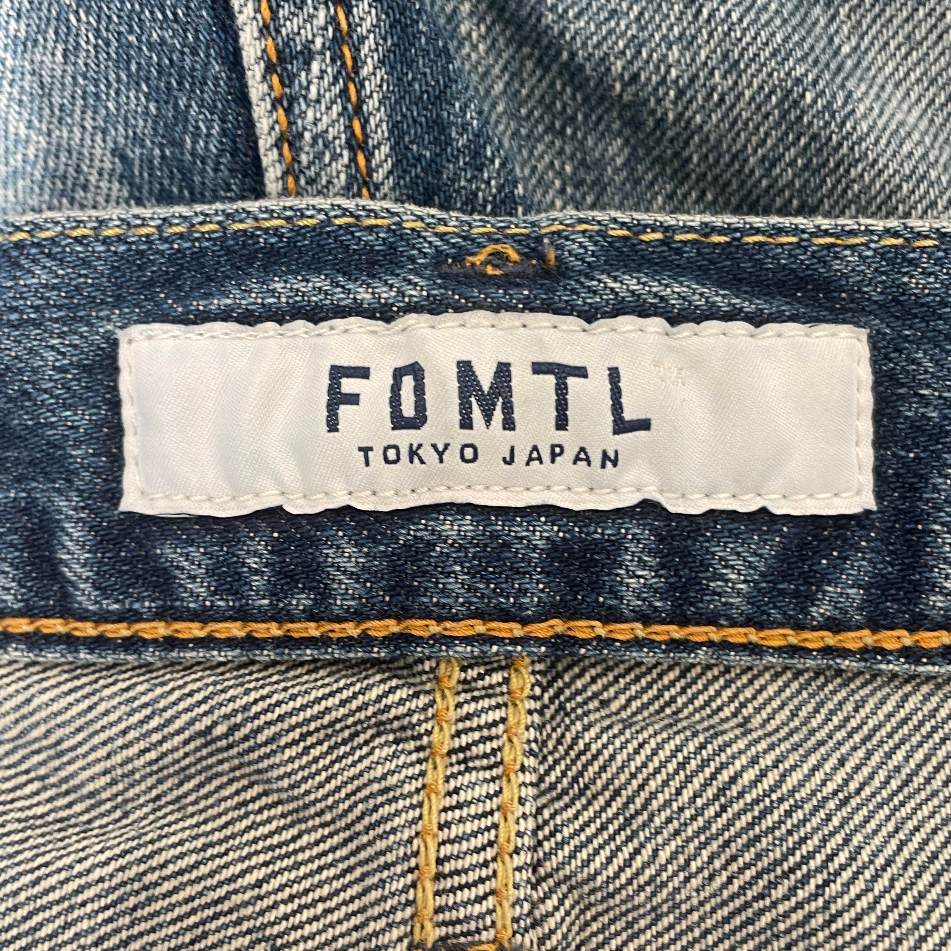 FDMTL/Straight Pants/36/Denim/BLU/PATCHWORK view 3