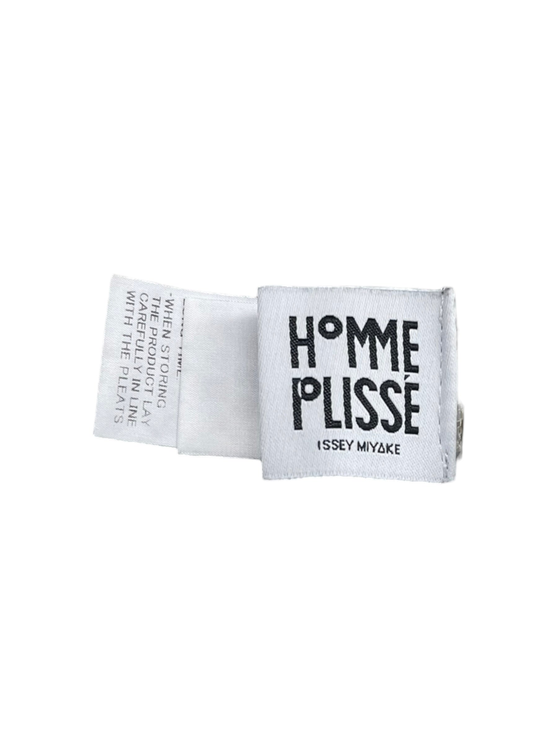 HOMME PLISSE ISSEY MIYAKE/Straight Pants/1/Polyester/MLT/Stripe/BLK/WHT/PLEAT LLOUNGE PANT view 5