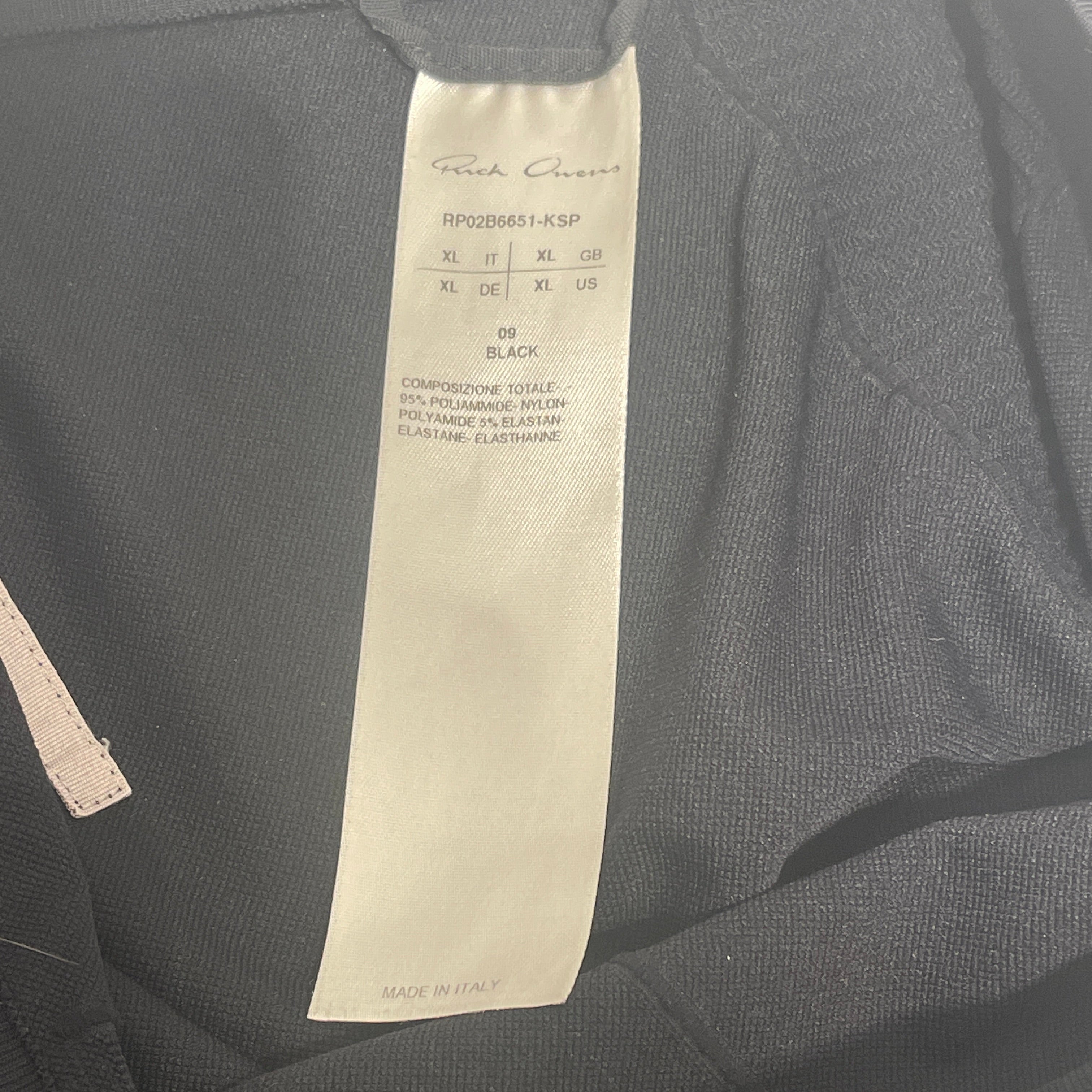 Rick Owens/Shorts/XL/BLK/ view 4