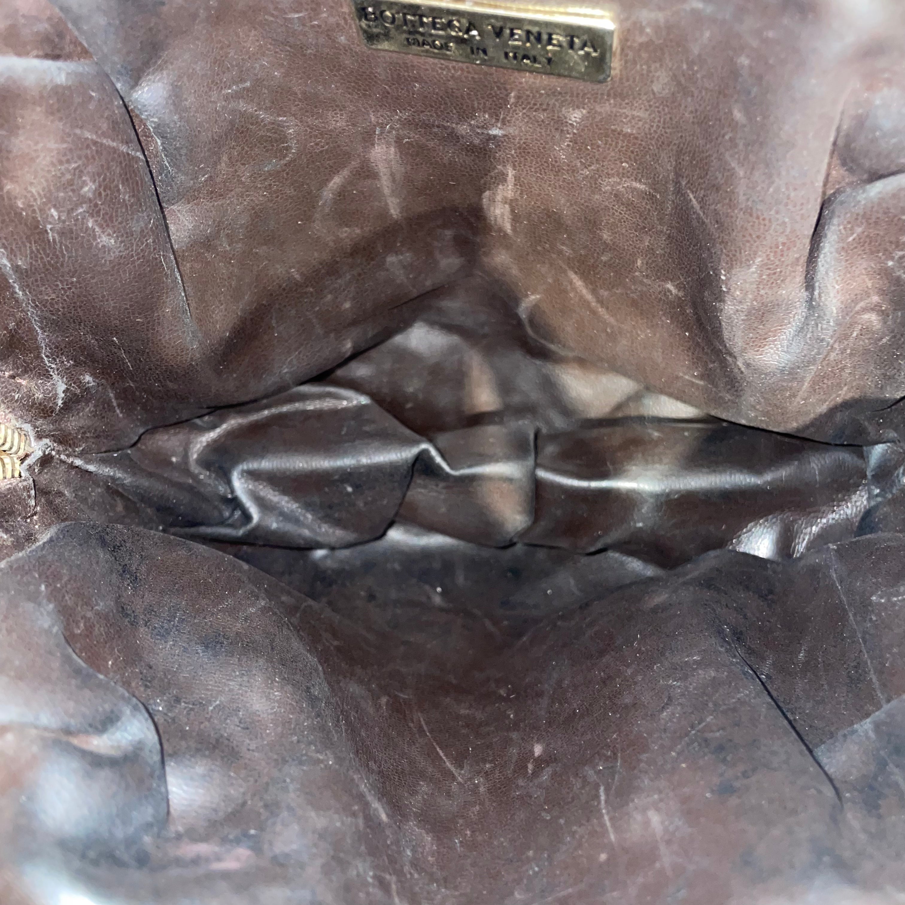 BOTTEGA VENETA/Cross Body Bag/Leather/BEG/LOOP CIRCLE view 5