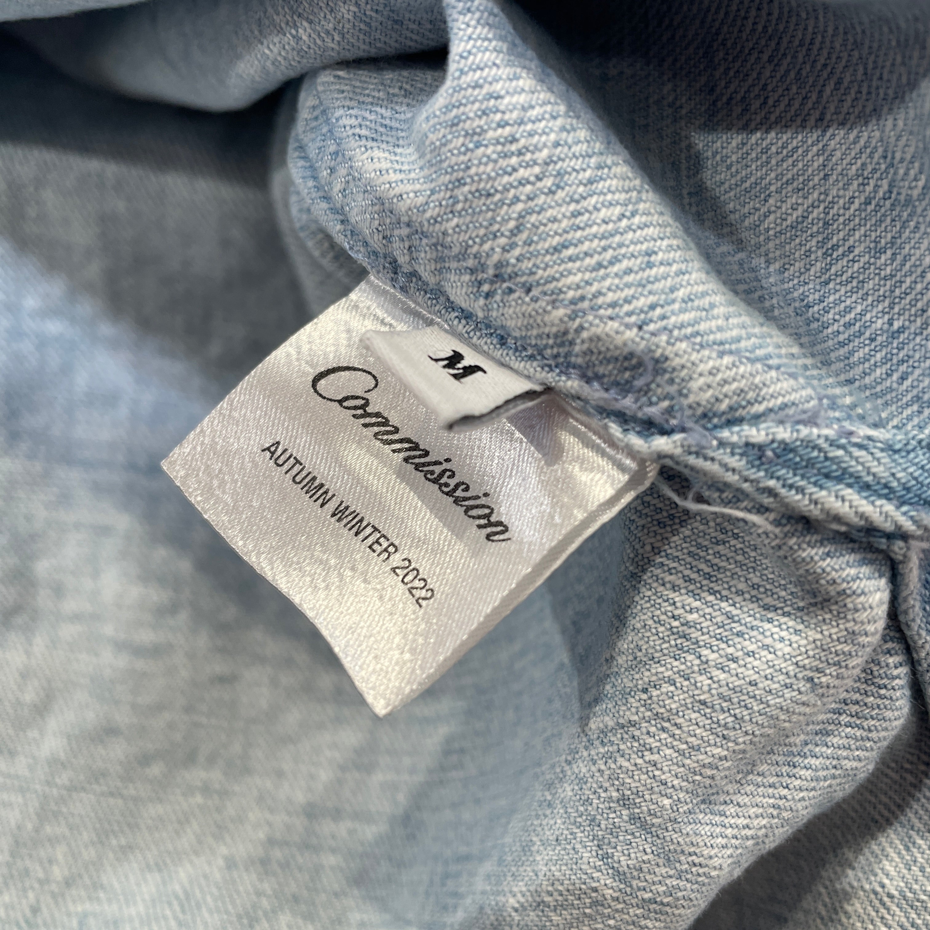 Commission/SS Shirt/M/Cotton/BLU/Longhorn Shirt view 4