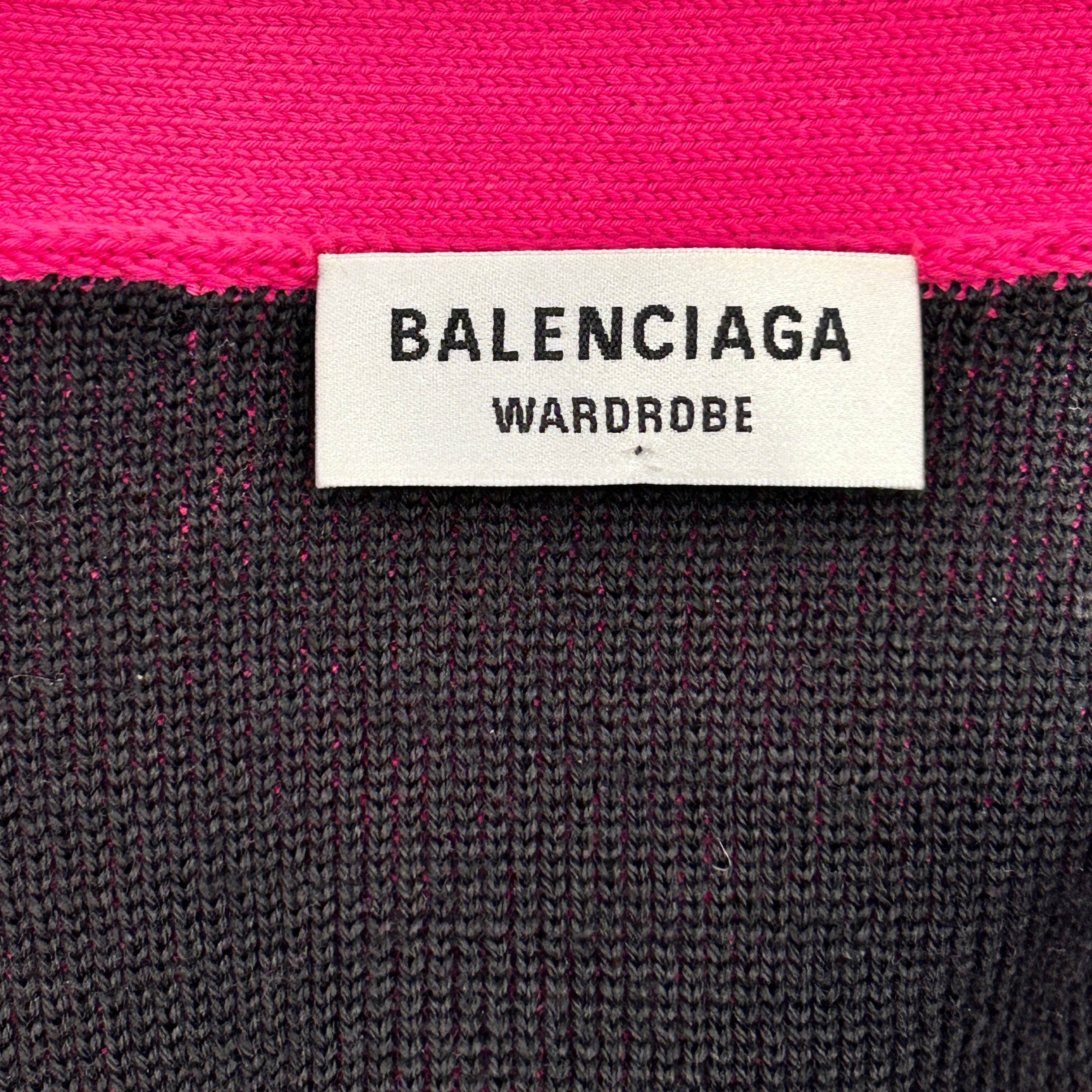 BALENCIAGA/Cardigan/S/All Over Print/Cotton/PNK/ALL OVER LOGO view 3