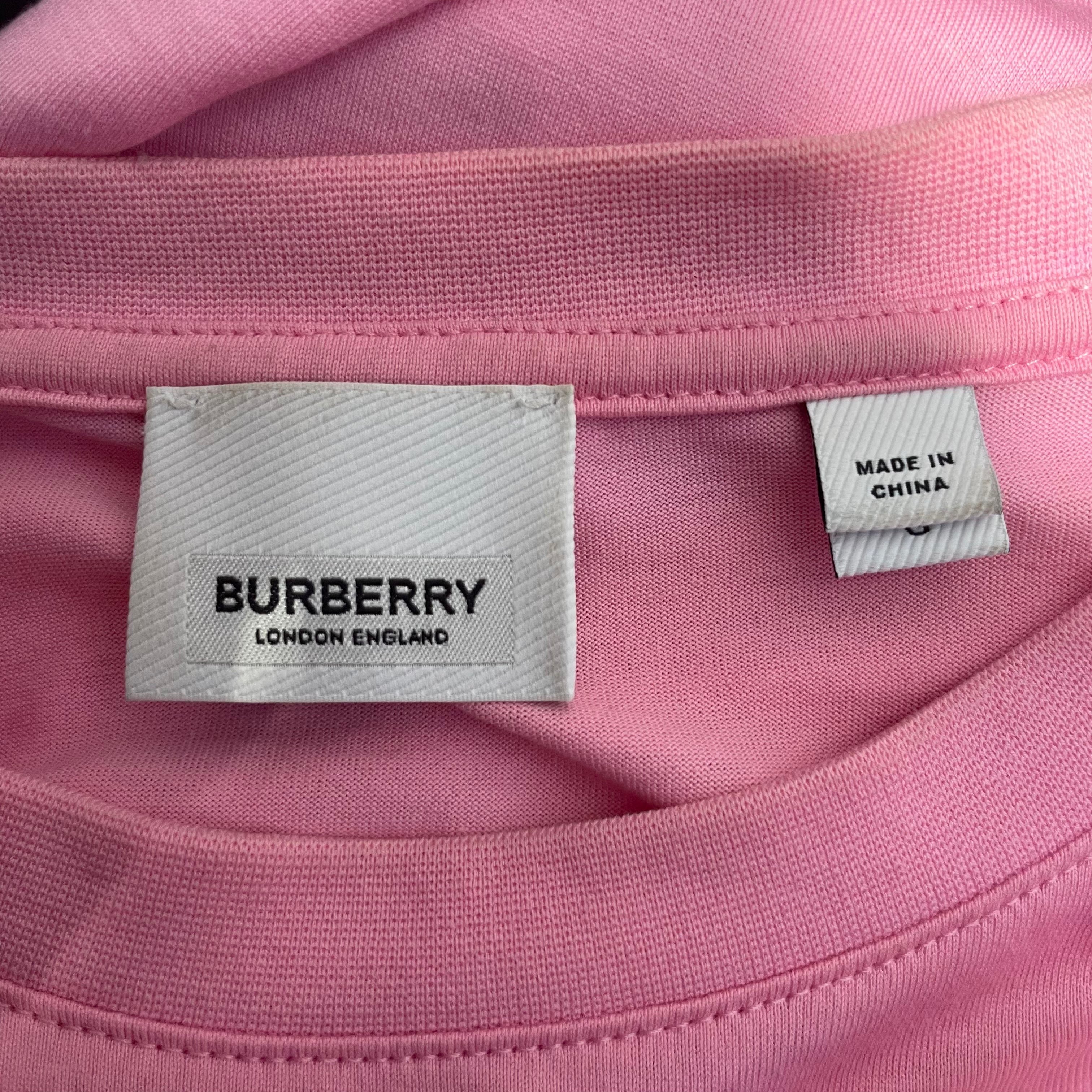 BURBERRY LONDON/T-Shirt/L/Cotton/PNK/Burberry Horseferry T shirt view 3