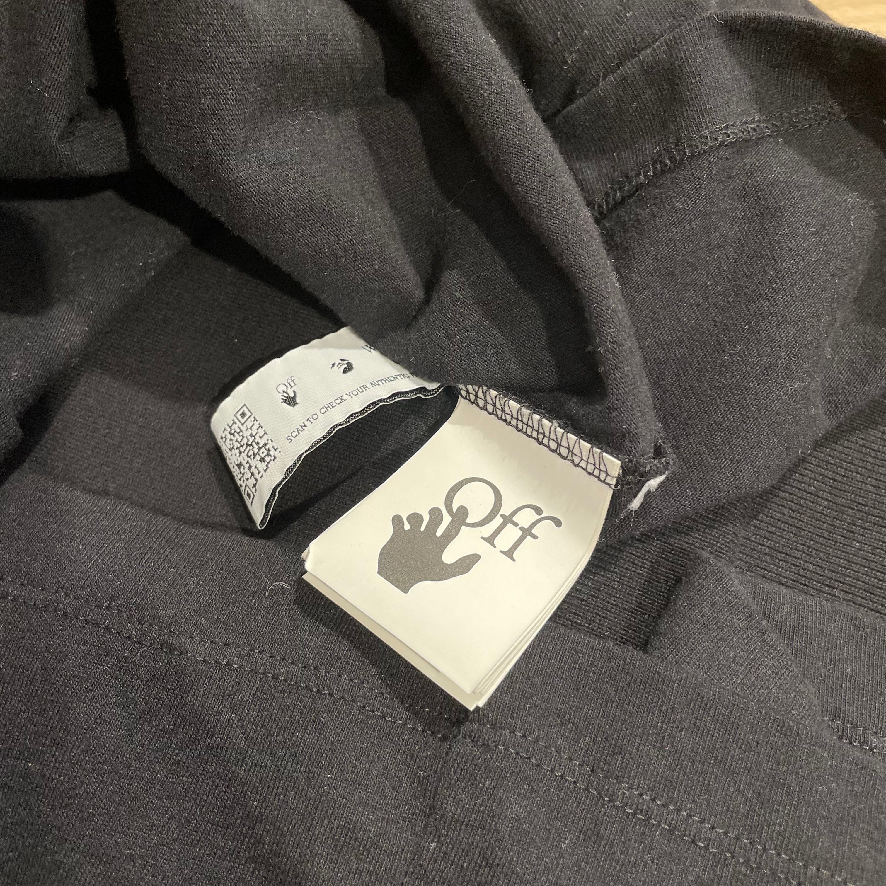OFF-WHITE/Hoodie/S/Cotton/BLK/mona lisa blue pic view 6