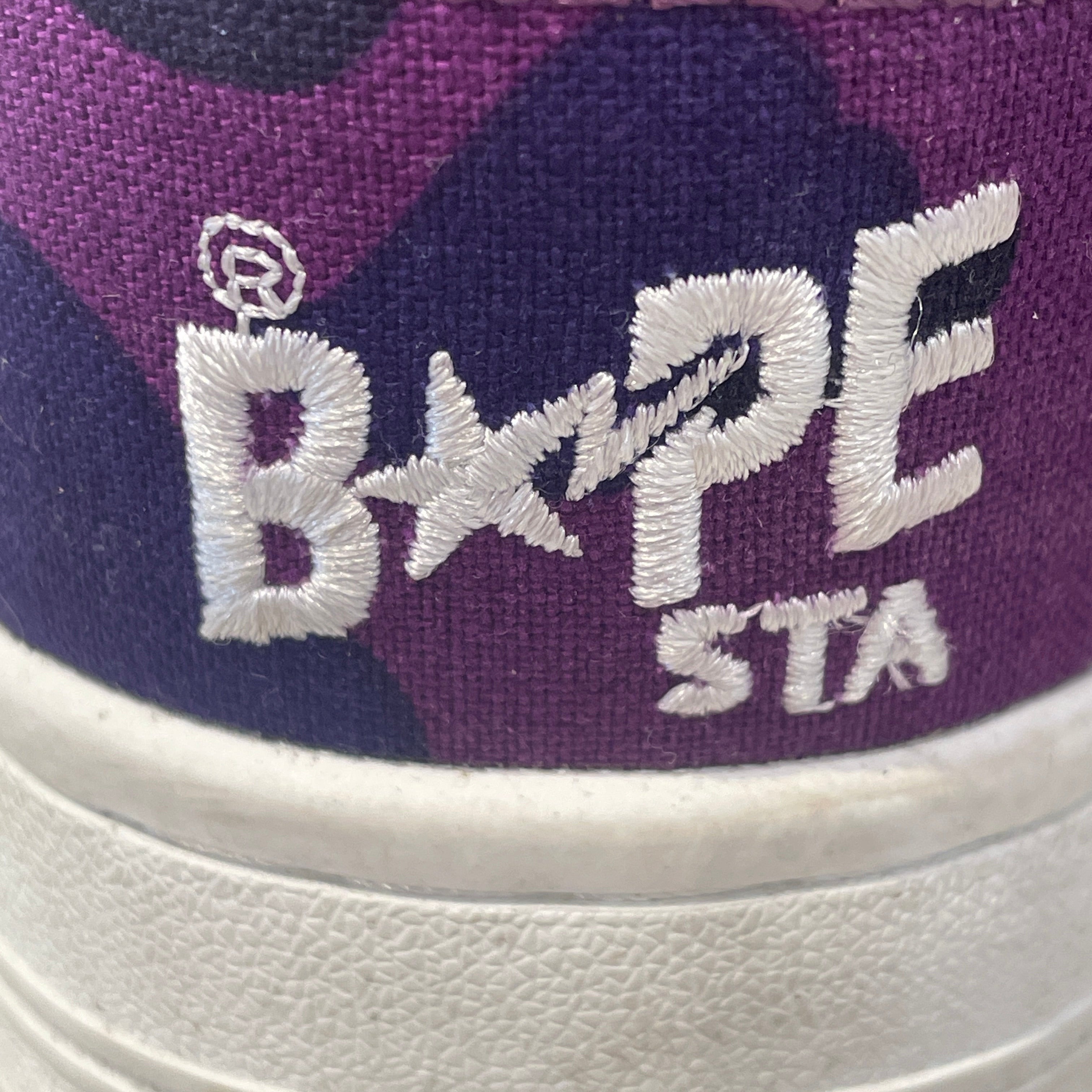 BAPE STA!/Low-Sneakers/US 10/Camouflage/PPL/ view 4