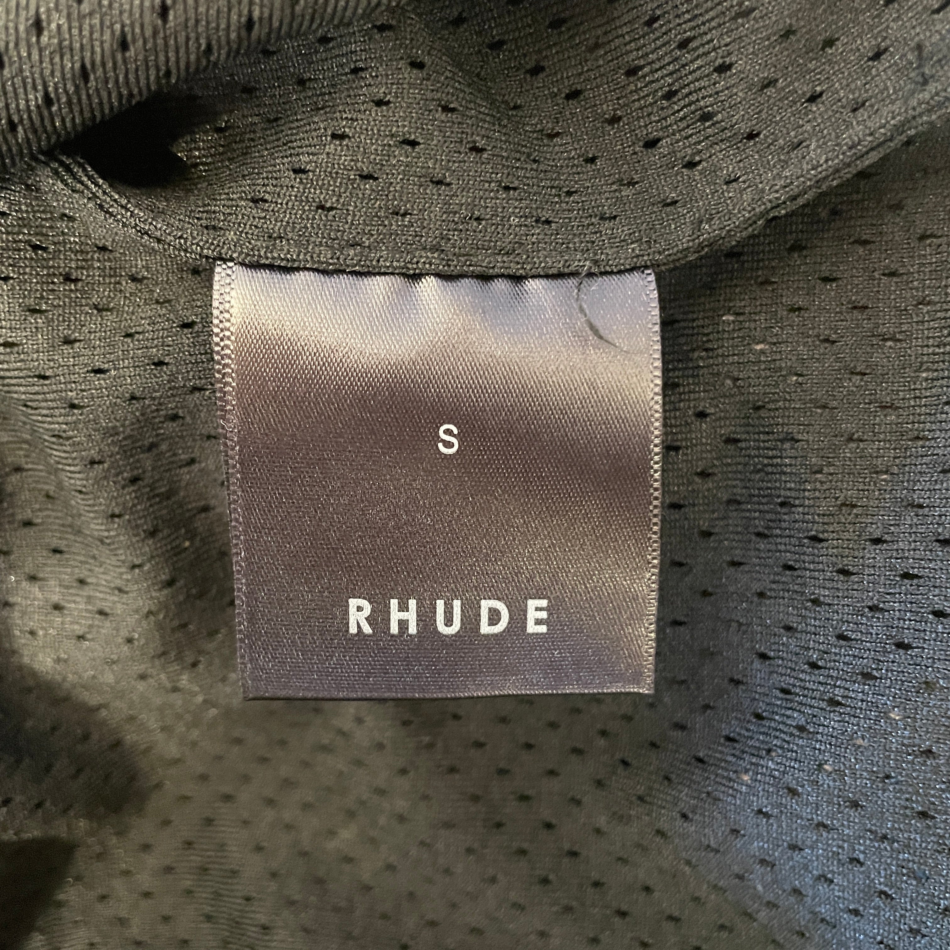 RHUDE/Zip Up Hoodie/S/Plaid/Cotton/GRY/ view 4