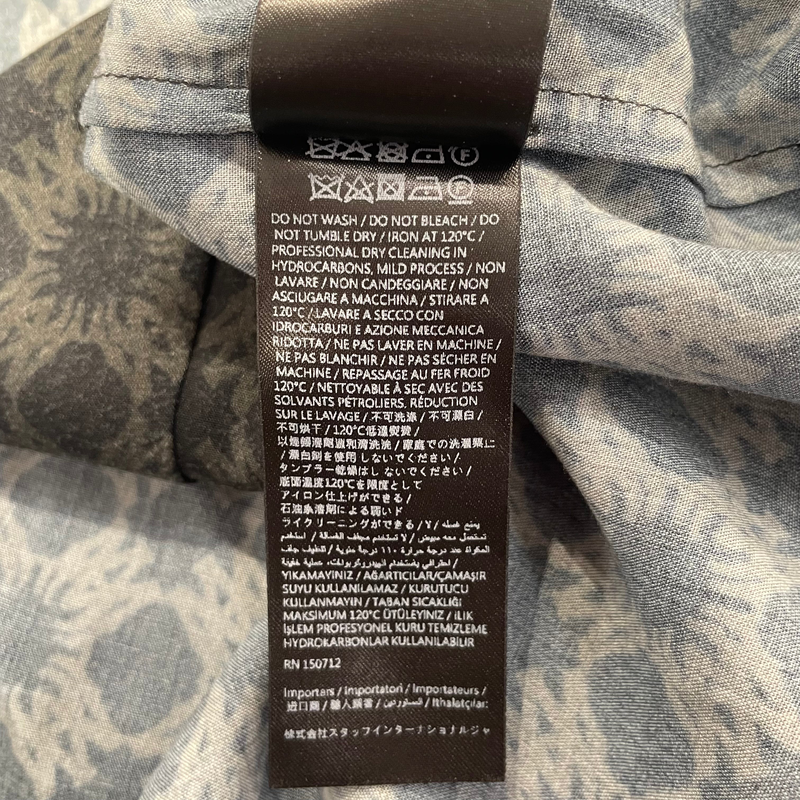 AMIRI/SS Shirt/S/BLK/All Over Print/MA QUAD BOWLING SHIRT view 4