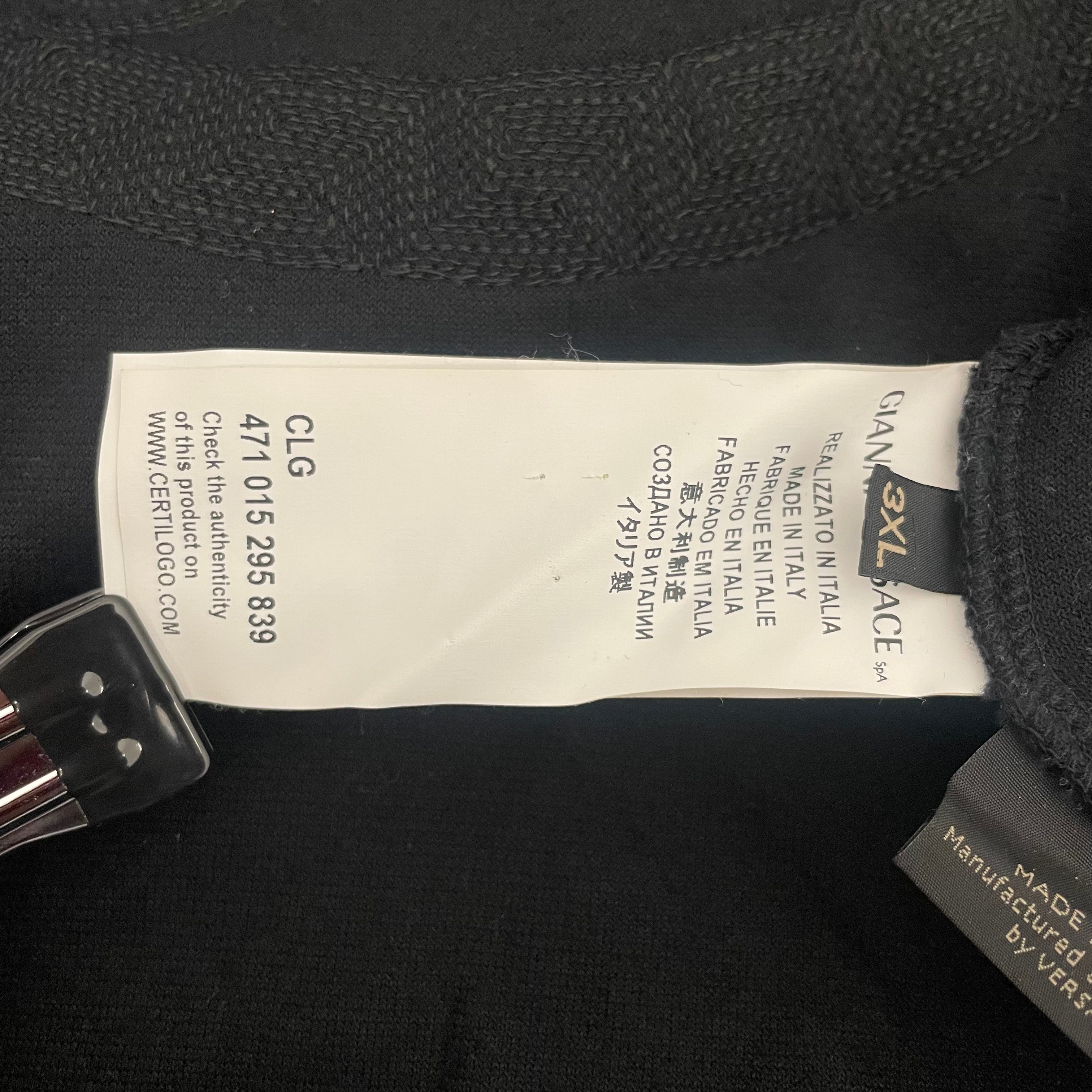 VERSACE/Zip Up Hoodie/XXL/Velour/BLK/ view 4