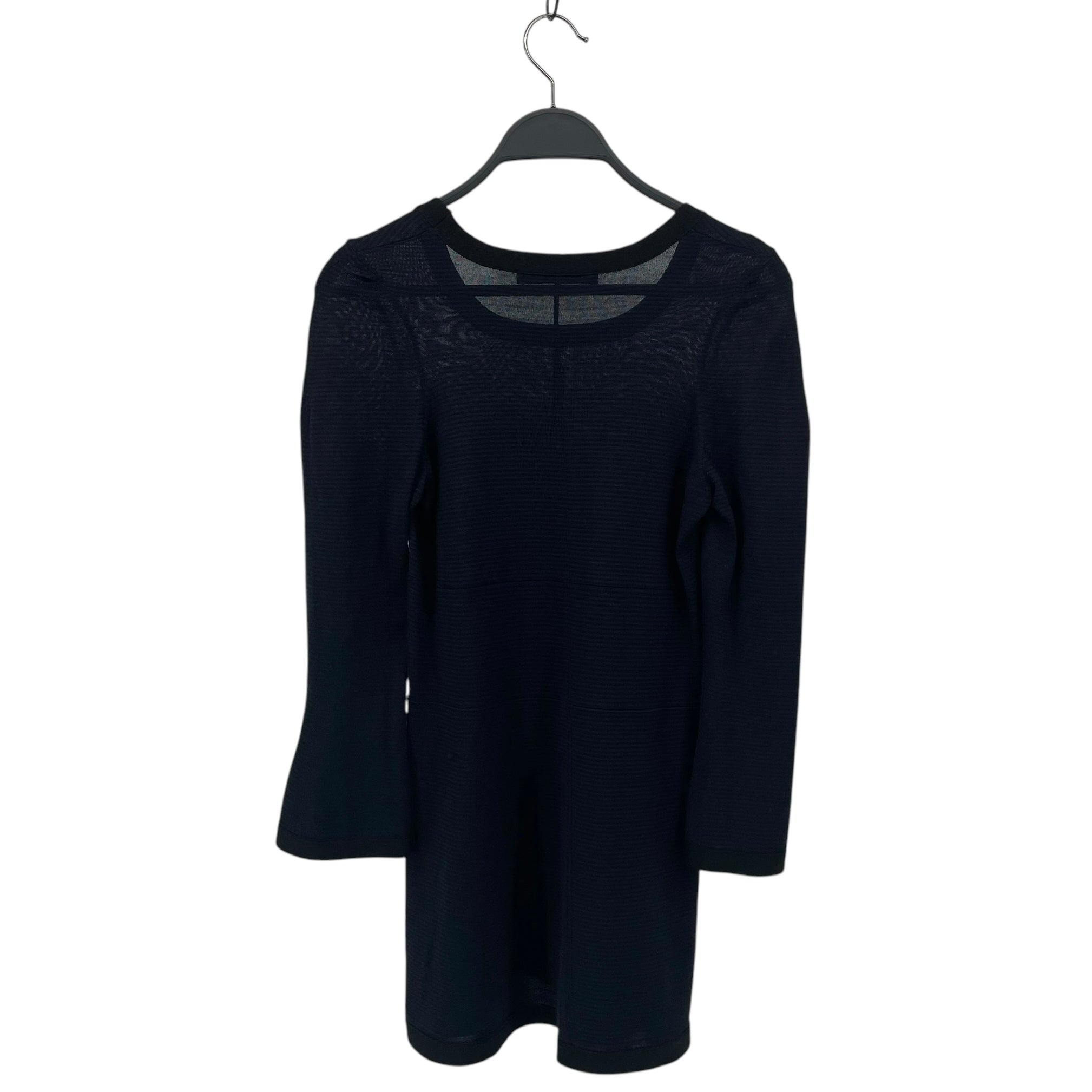BALENCIAGA/LS T-Shirt/S/Stripe/Wool/NVY/FLARE SLEEVES HEM view 2