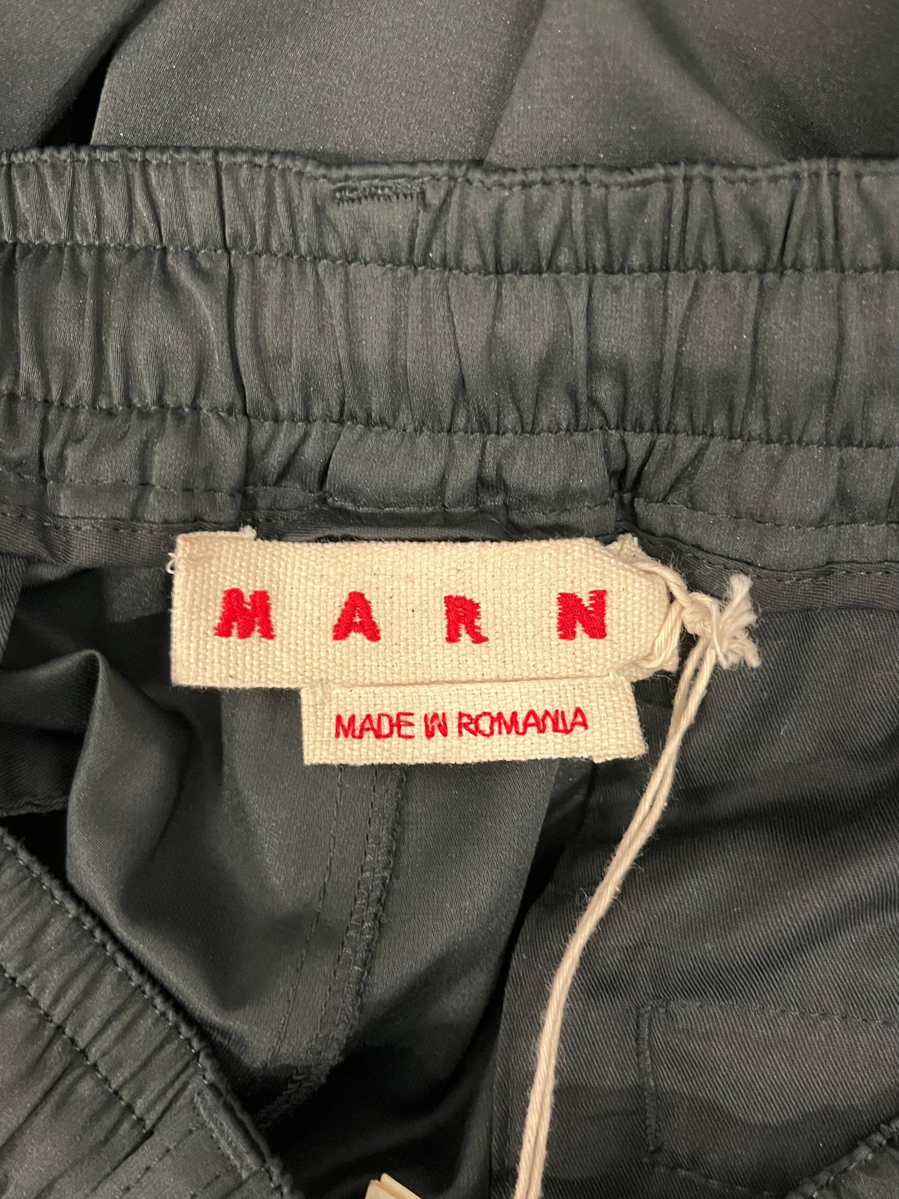 MARNI/Cargo Pants/52/Nylon/BLK/WATER REPELLENT TAFFETA' view 3