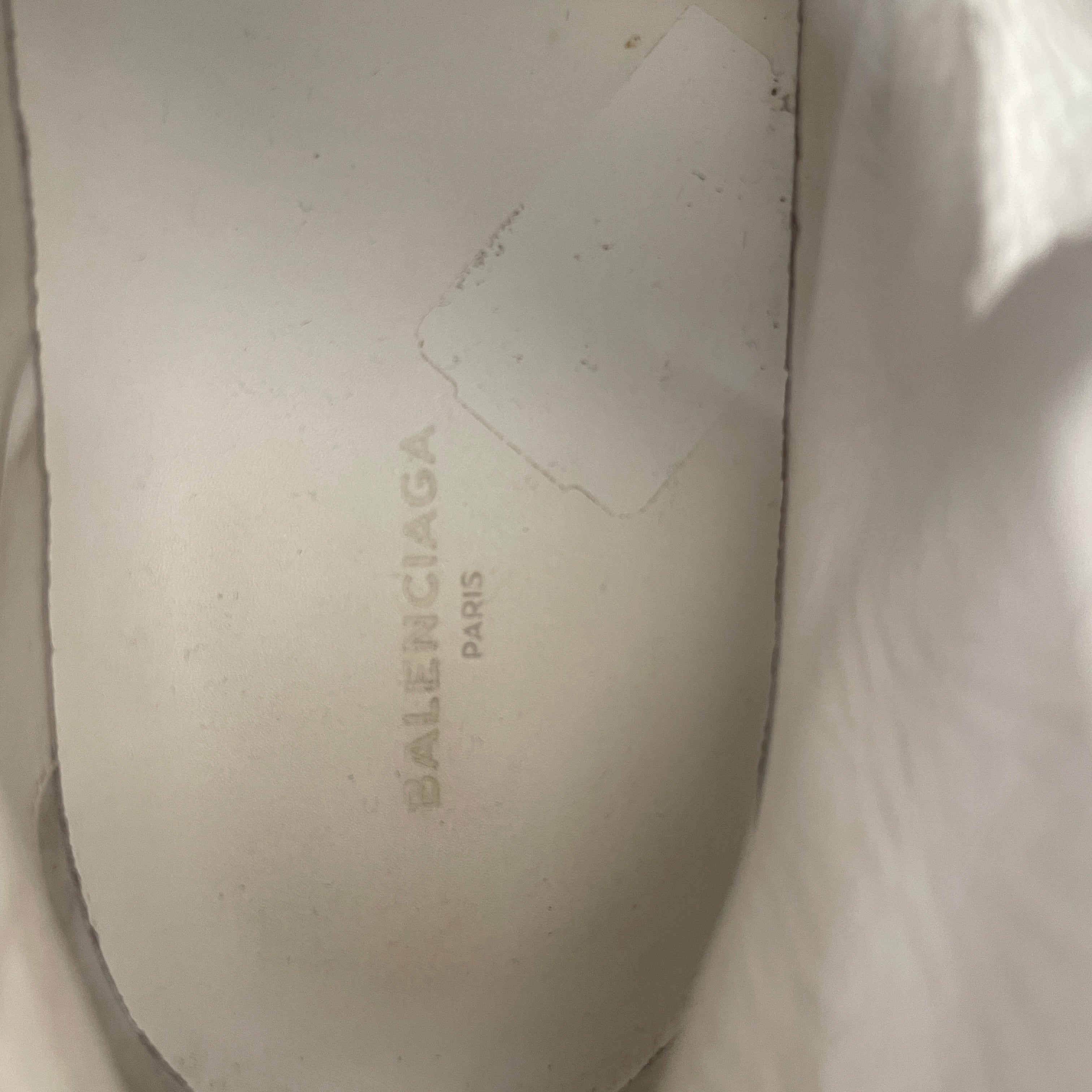 BALENCIAGA/Hi-Sneakers/EU 43/Lambskin/WHT/Arena wht+blu view 3