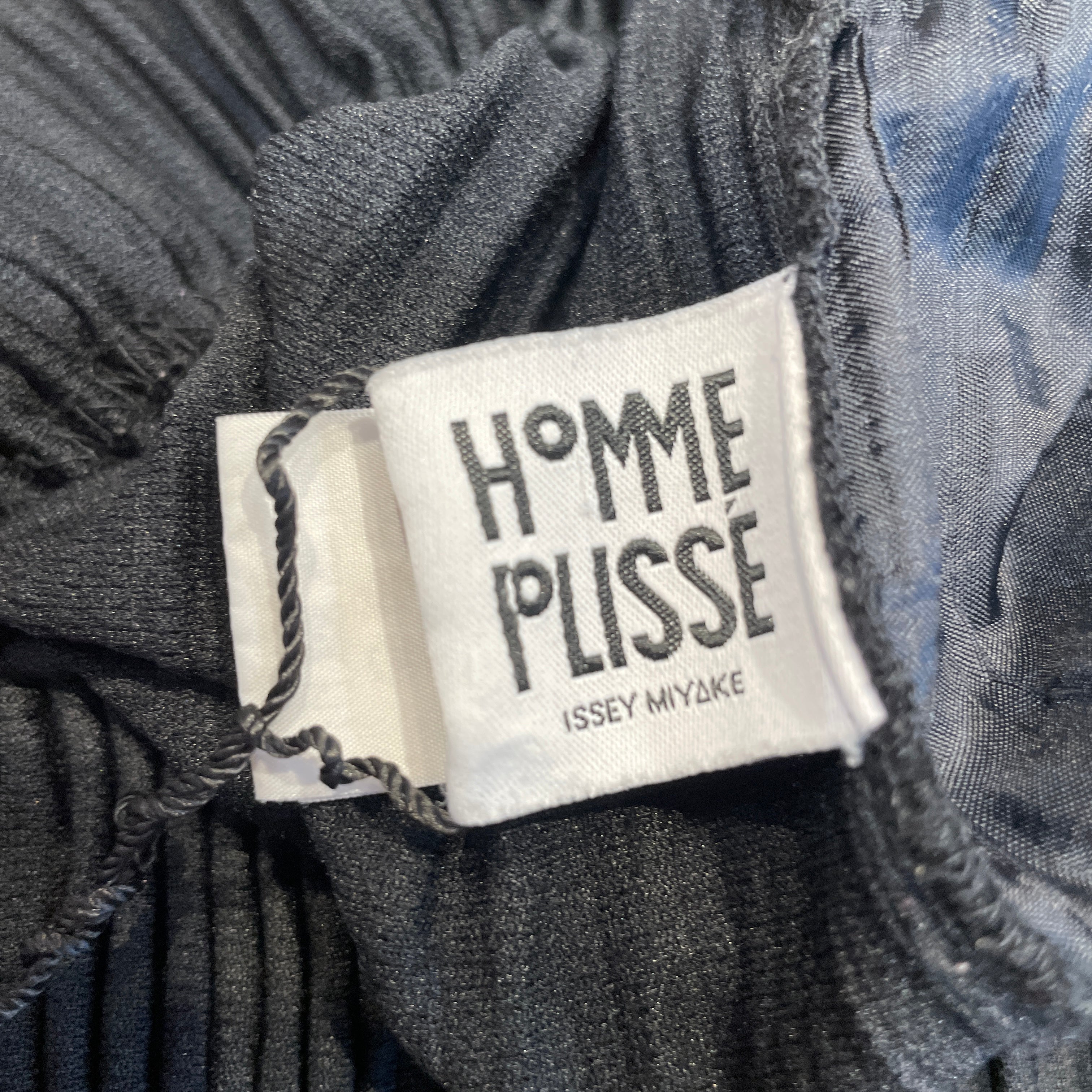 ISSEY MIYAKE/Pants/S/Nylon/BLK/Pleated Plants view 3
