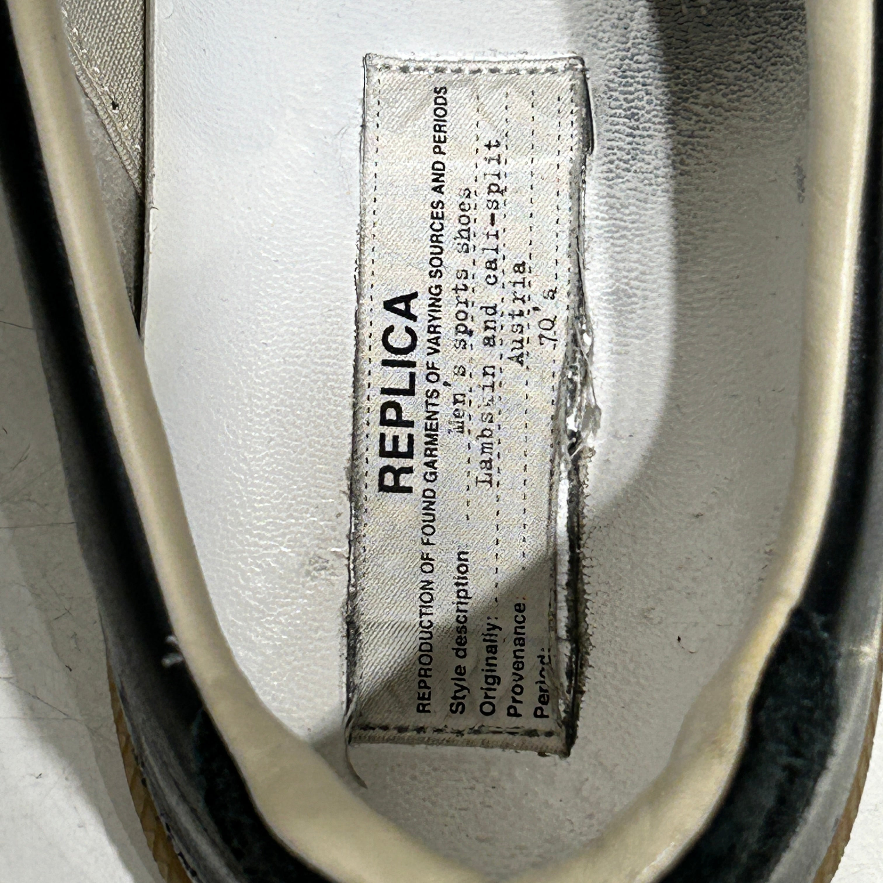Maison Margiela/Low-Sneakers/EU 46/BLK/Replica Sneakers view 3