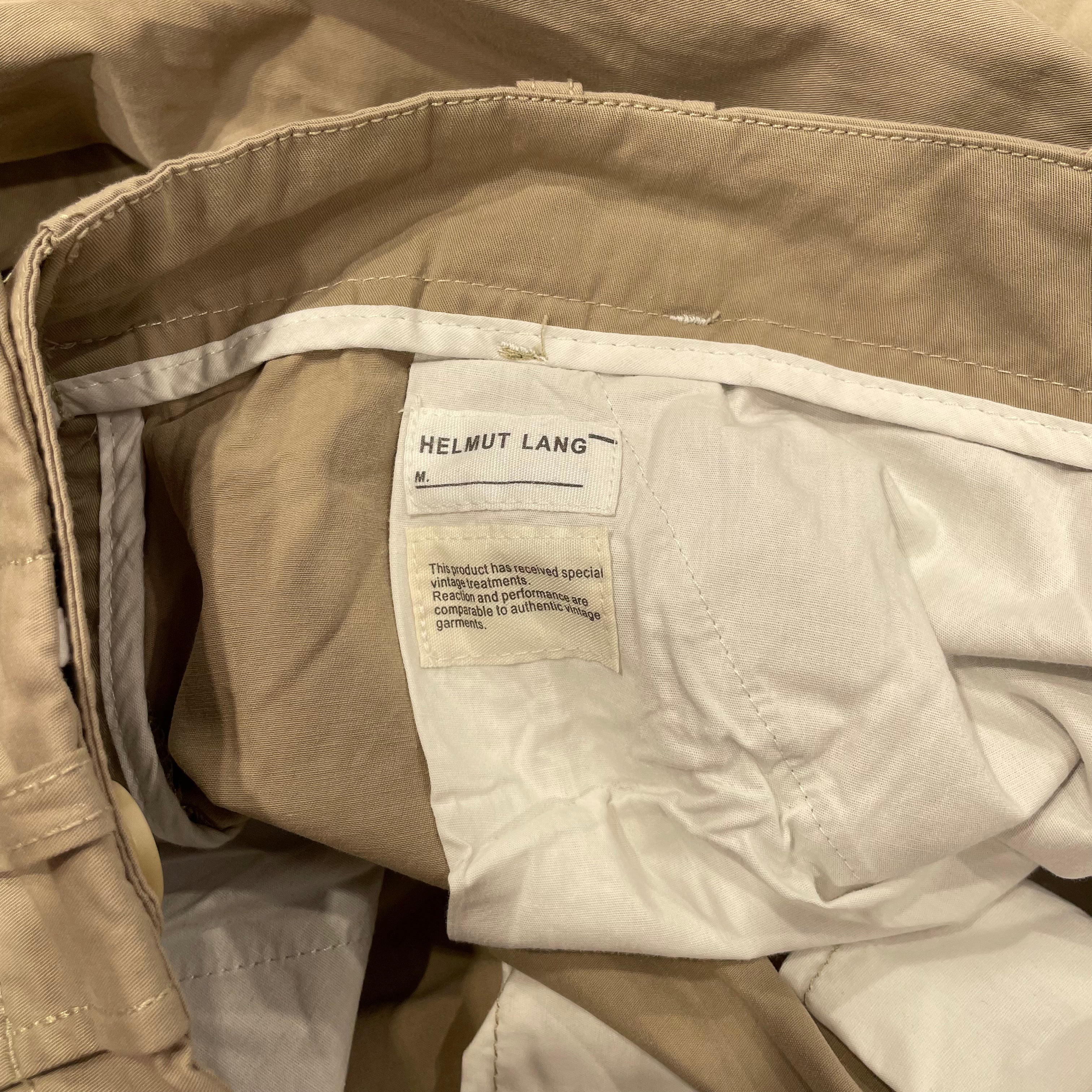 Helmut Lang/Pants/50/Cotton/KHK/1999 BONDAGE PANTS view 4