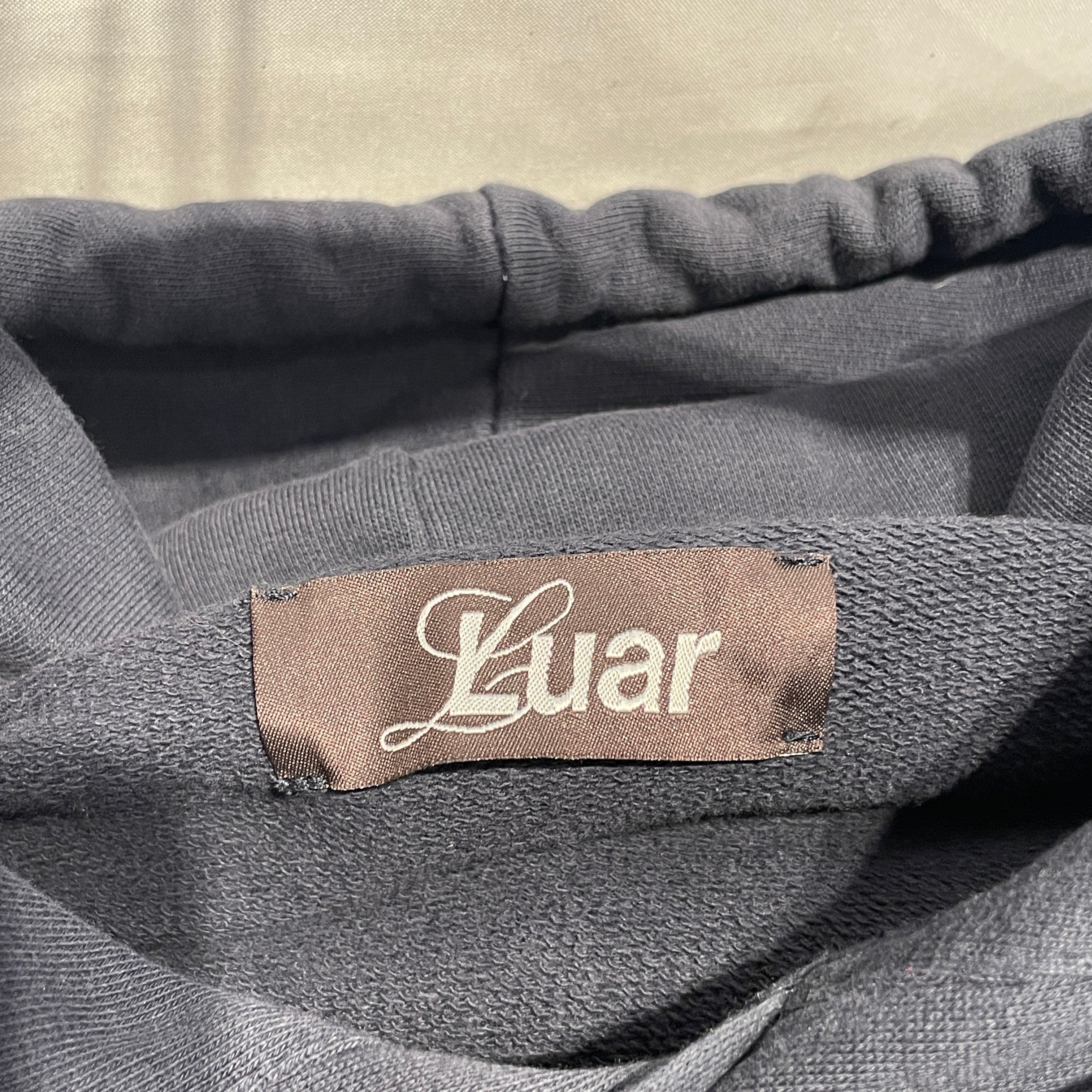 luar/Hoodie/L/Cotton/NVY/LOGO view 3