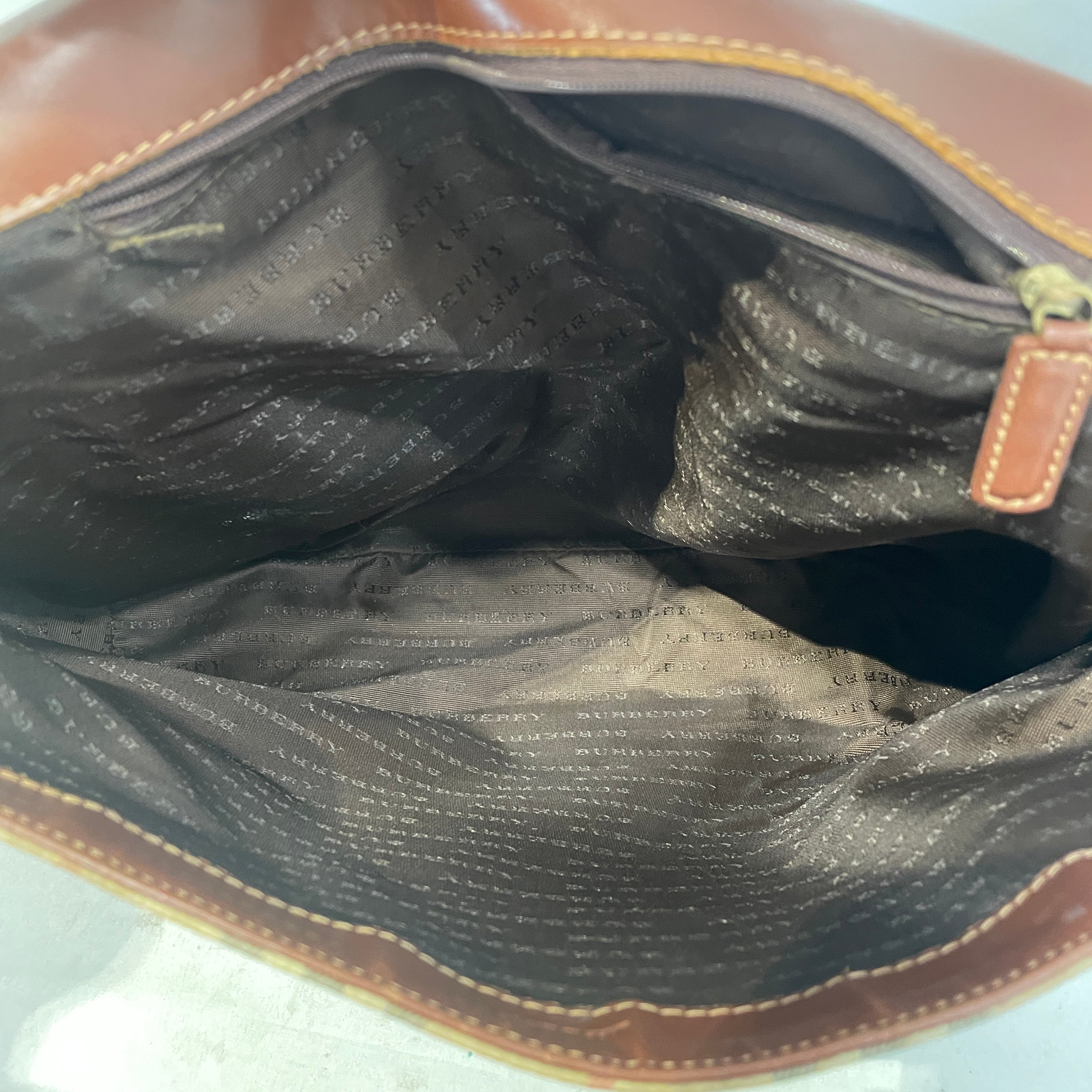 BURBERRY/Cross Body Bag/Plaid/CML/ view 4