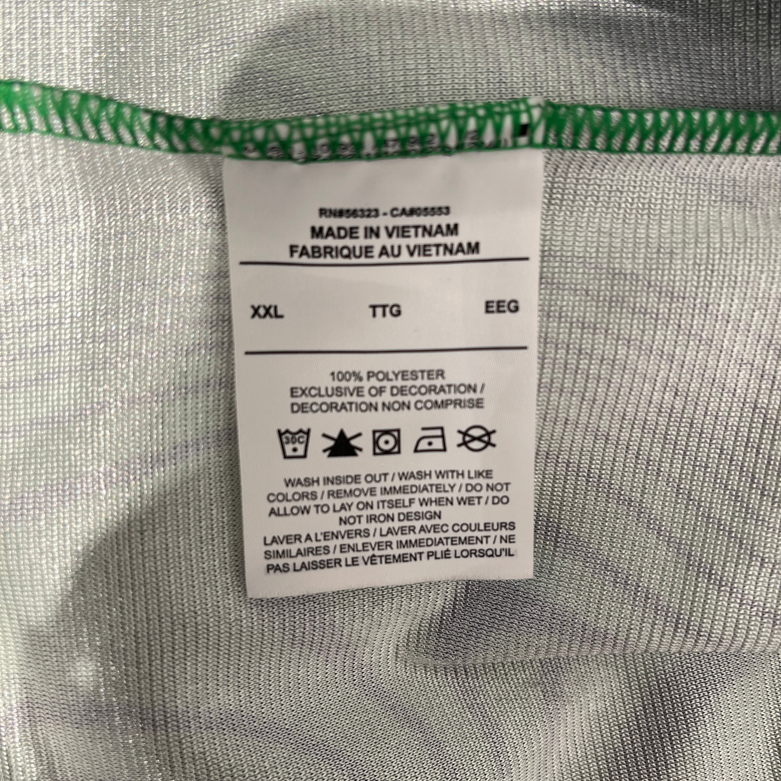 OFF-WHITE/NIKE/LS T-Shirt/XL/Nylon/GRN/All Over Print/PRINTED JERSEY view 4