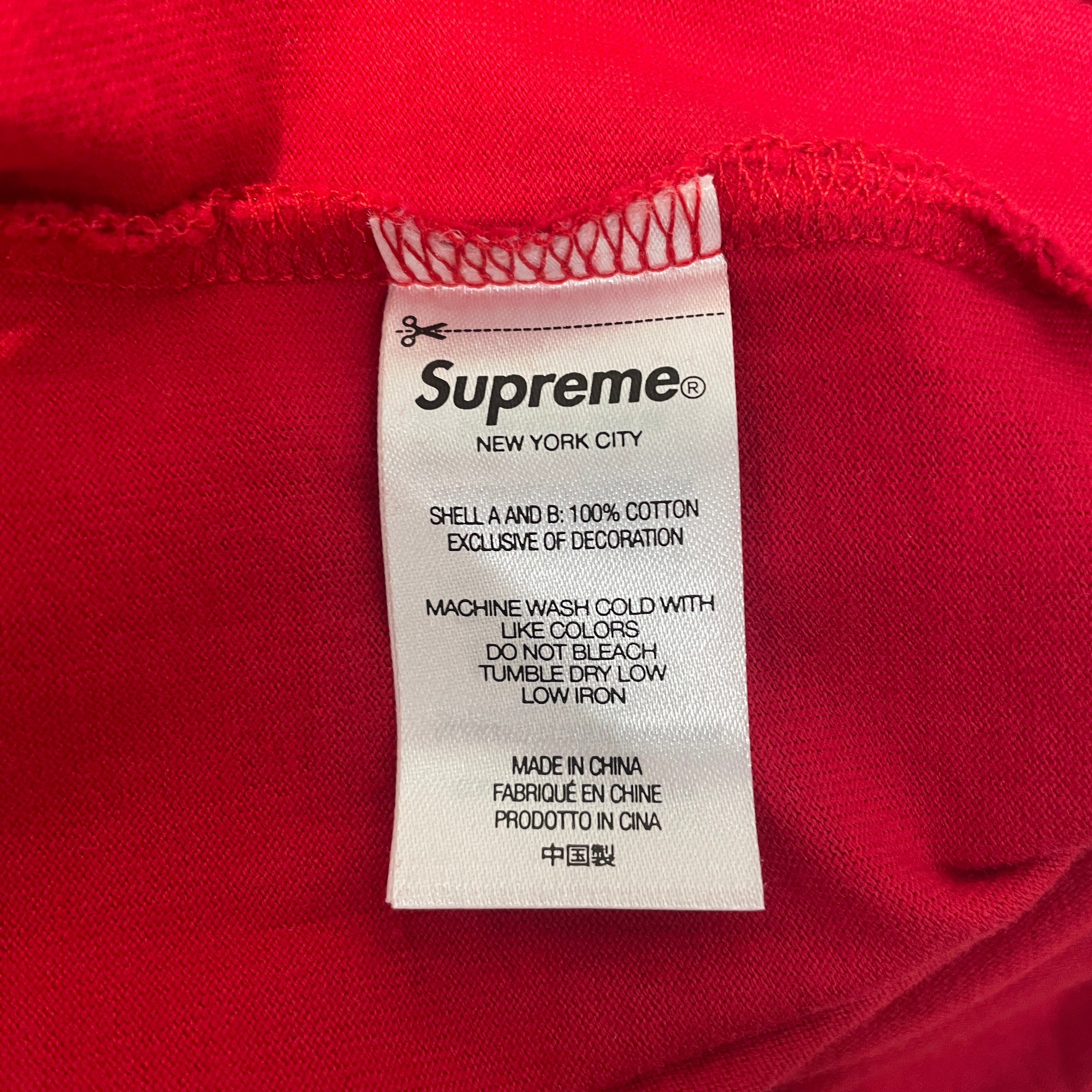 Supreme/Hoodie/L/Cotton/RED/Layered Hoodie view 4