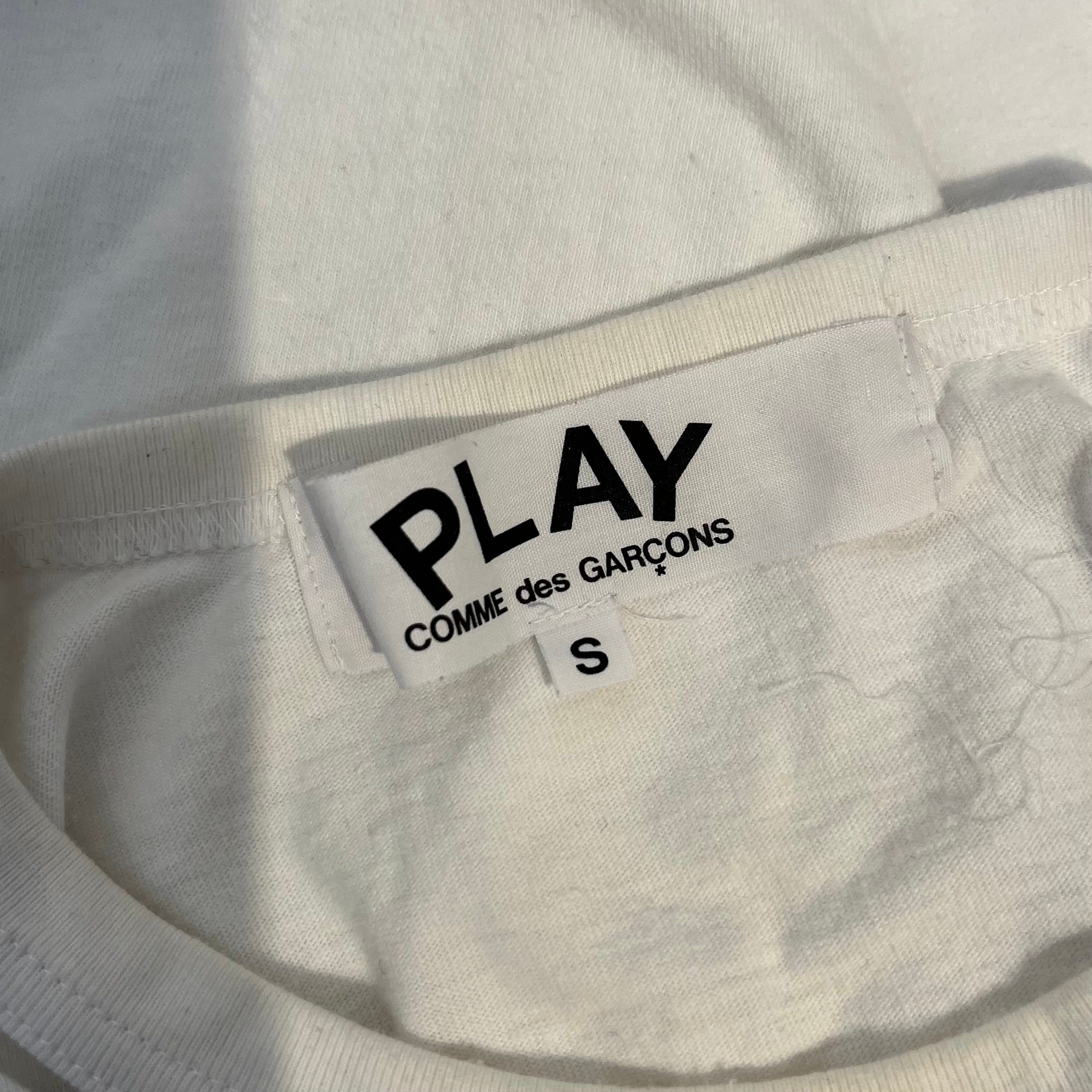 COMME des GARCONS/T-Shirt/S/Cotton/WHT/play view 3