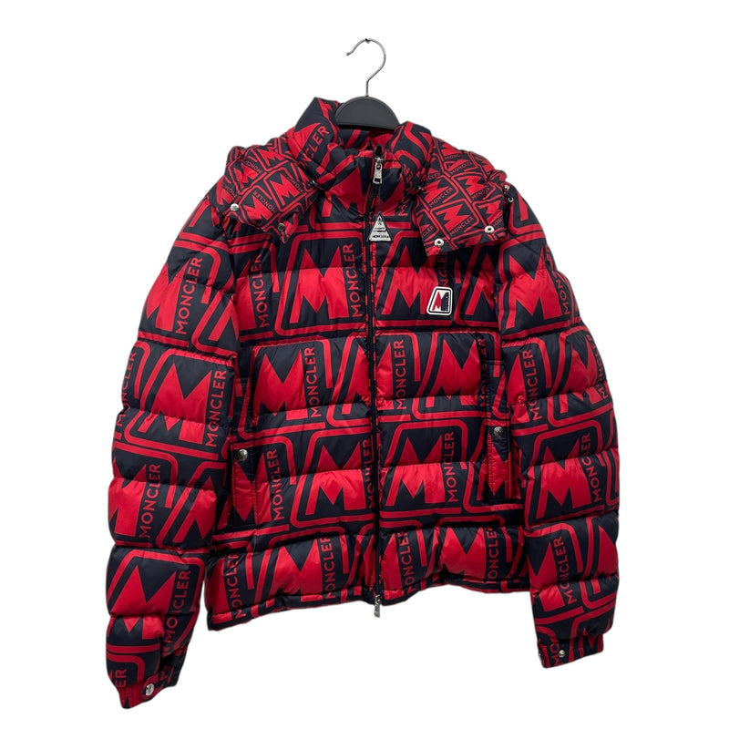 MONCLER/Coat/3/Nylon/RED/All Over Print/nvy/red all over print