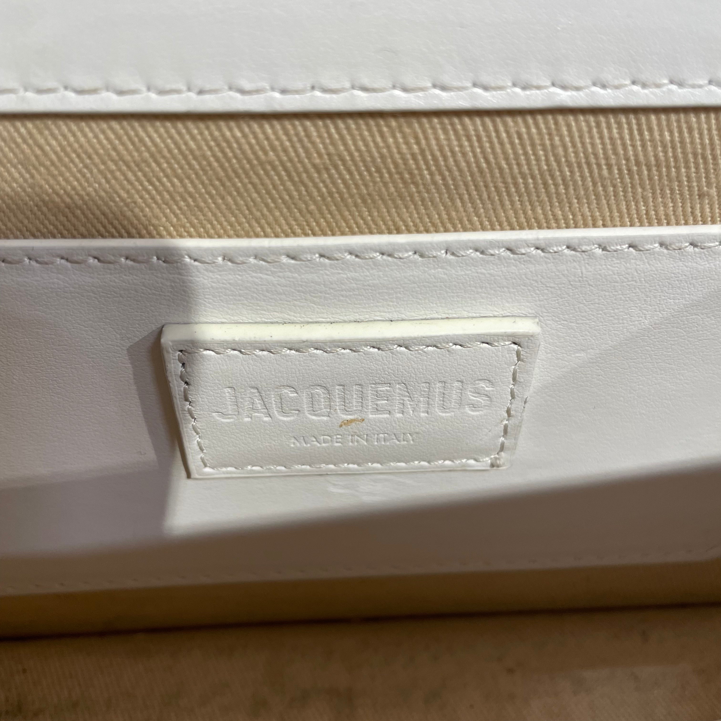JACQUEMUS/Cross Body Bag/Leather/WHT/LE BAMBINO view 4